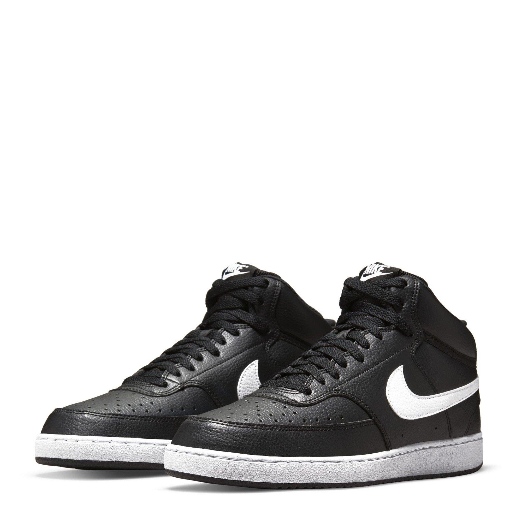 Black/Wht-Blk - Nike - Court Vision Mid Next Nature Mens Shoes - 4