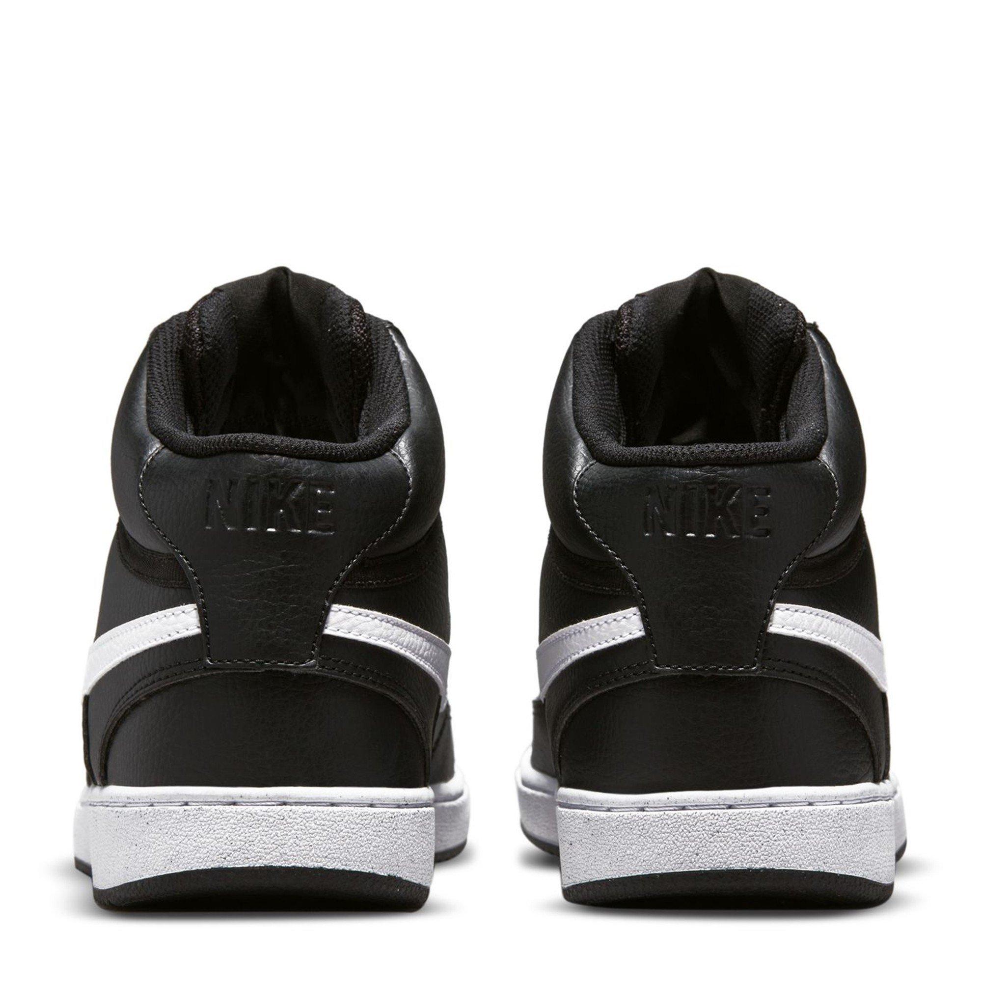 Black/Wht-Blk - Nike - Court Vision Mid Next Nature Mens Shoes - 5