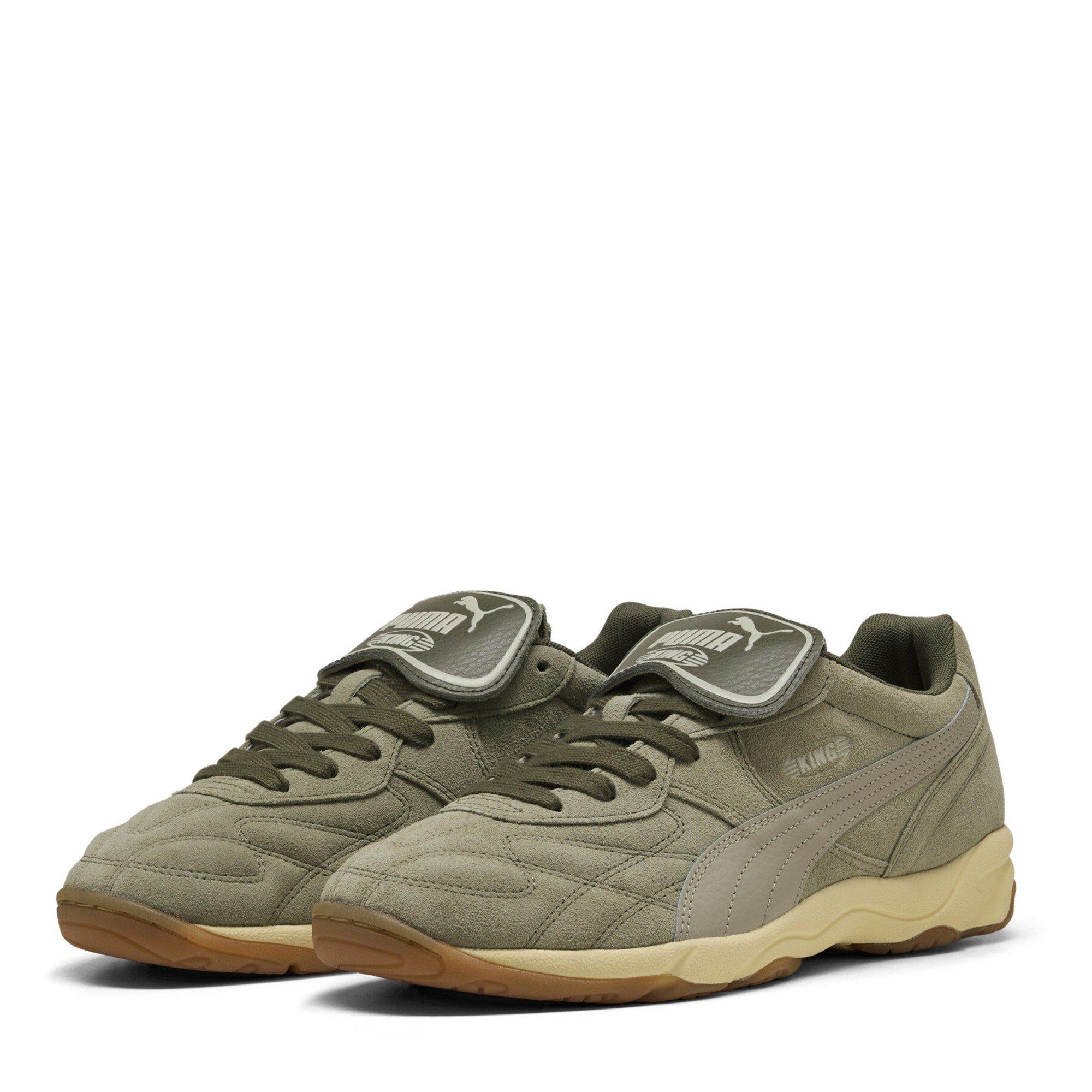 мъжко 's King Indoor Suede Low-Top Trainers