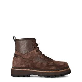 Moncler Peka Leather Hiking Boots