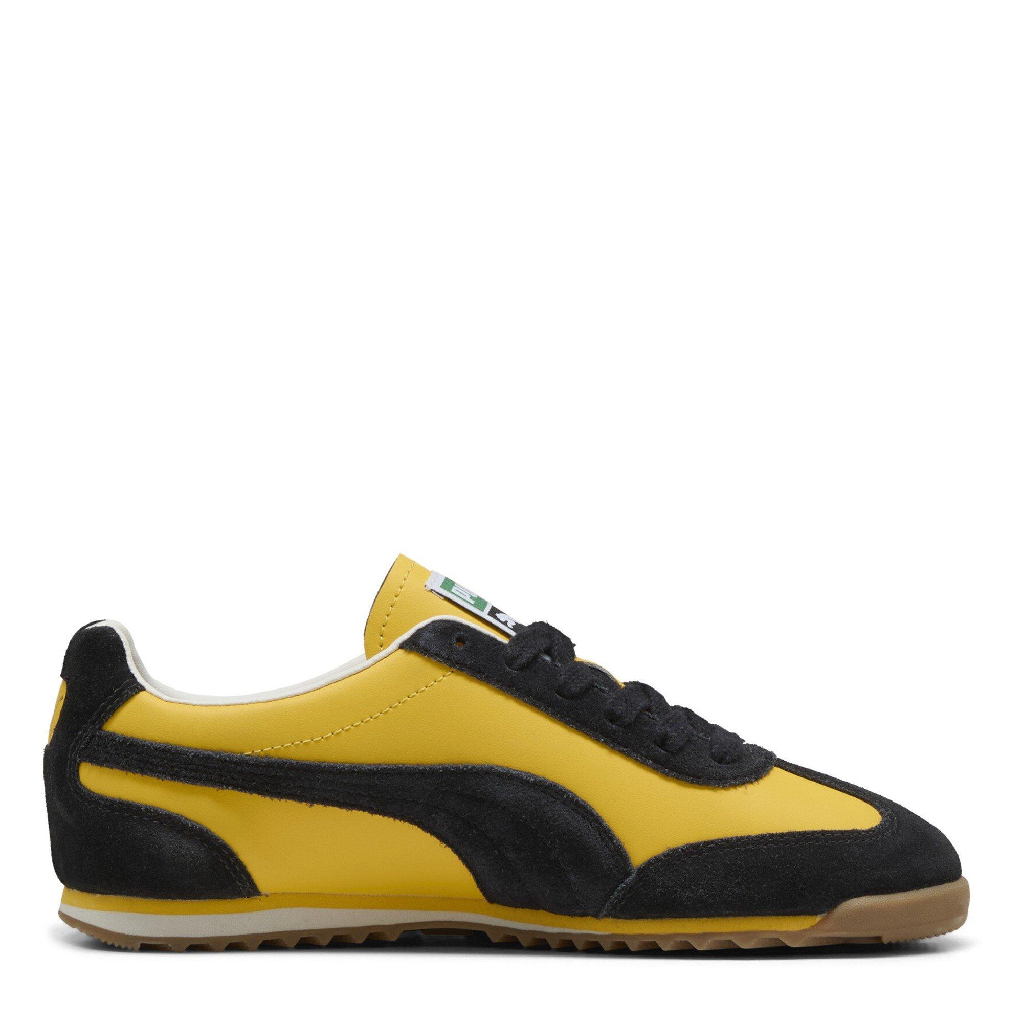 Yellow Sizzle - Puma - Men's Arizona Retro Low-Top Trainers - 4