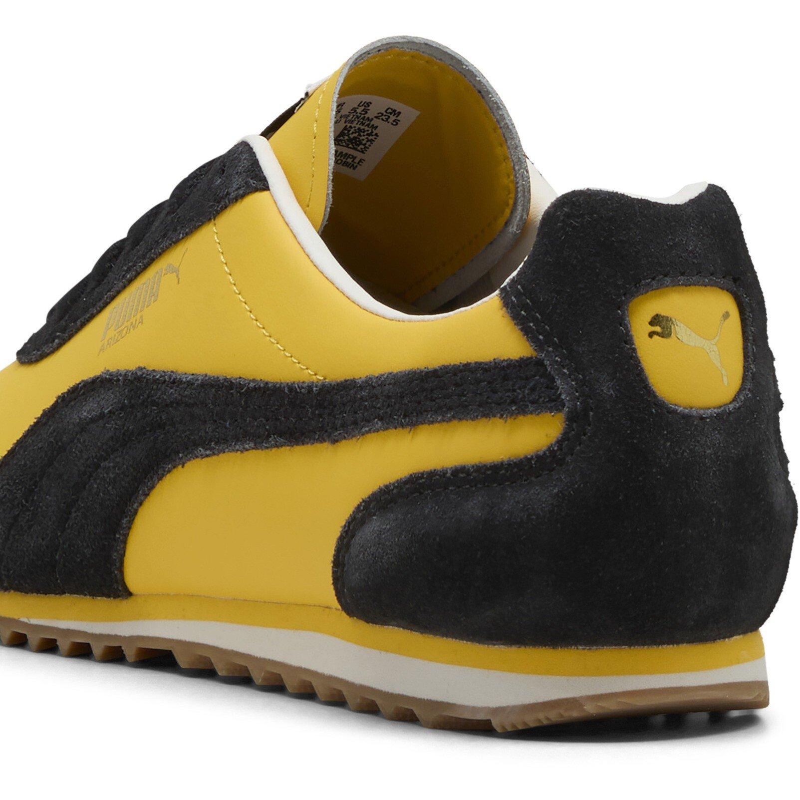 Yellow Sizzle - Puma - Men's Arizona Retro Low-Top Trainers - 5