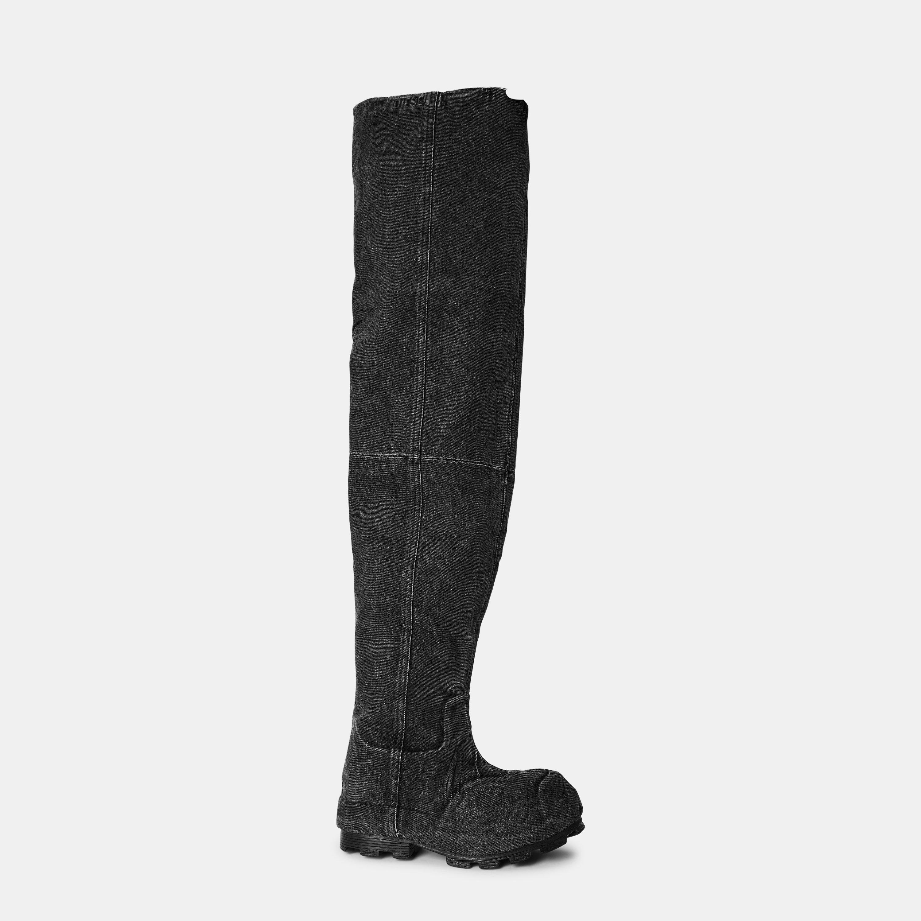 Diesel Men's Over The Knee Boots - Black - 8 (42)
