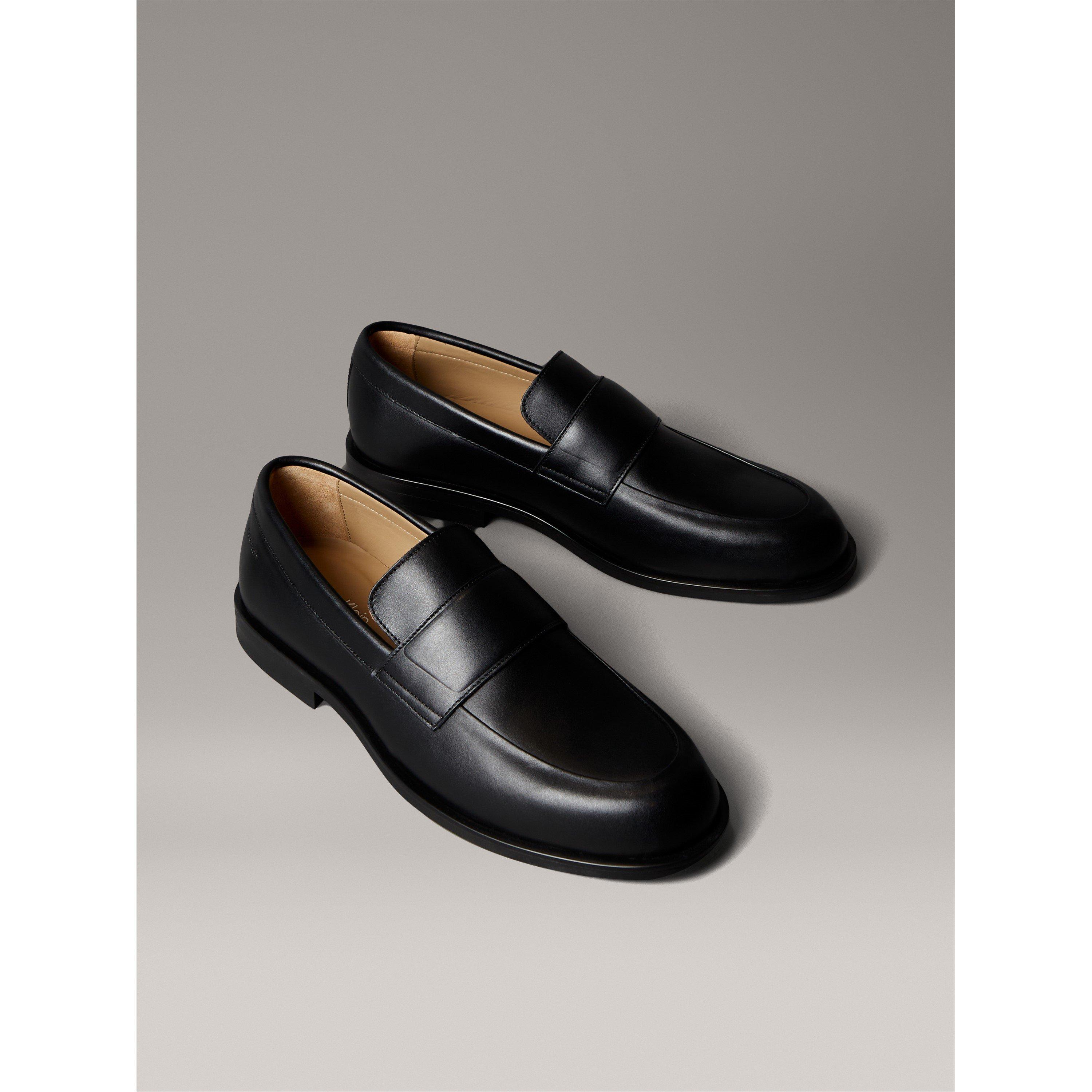 Triple Black - Calvin Klein - Men's Leather Loafers - 2