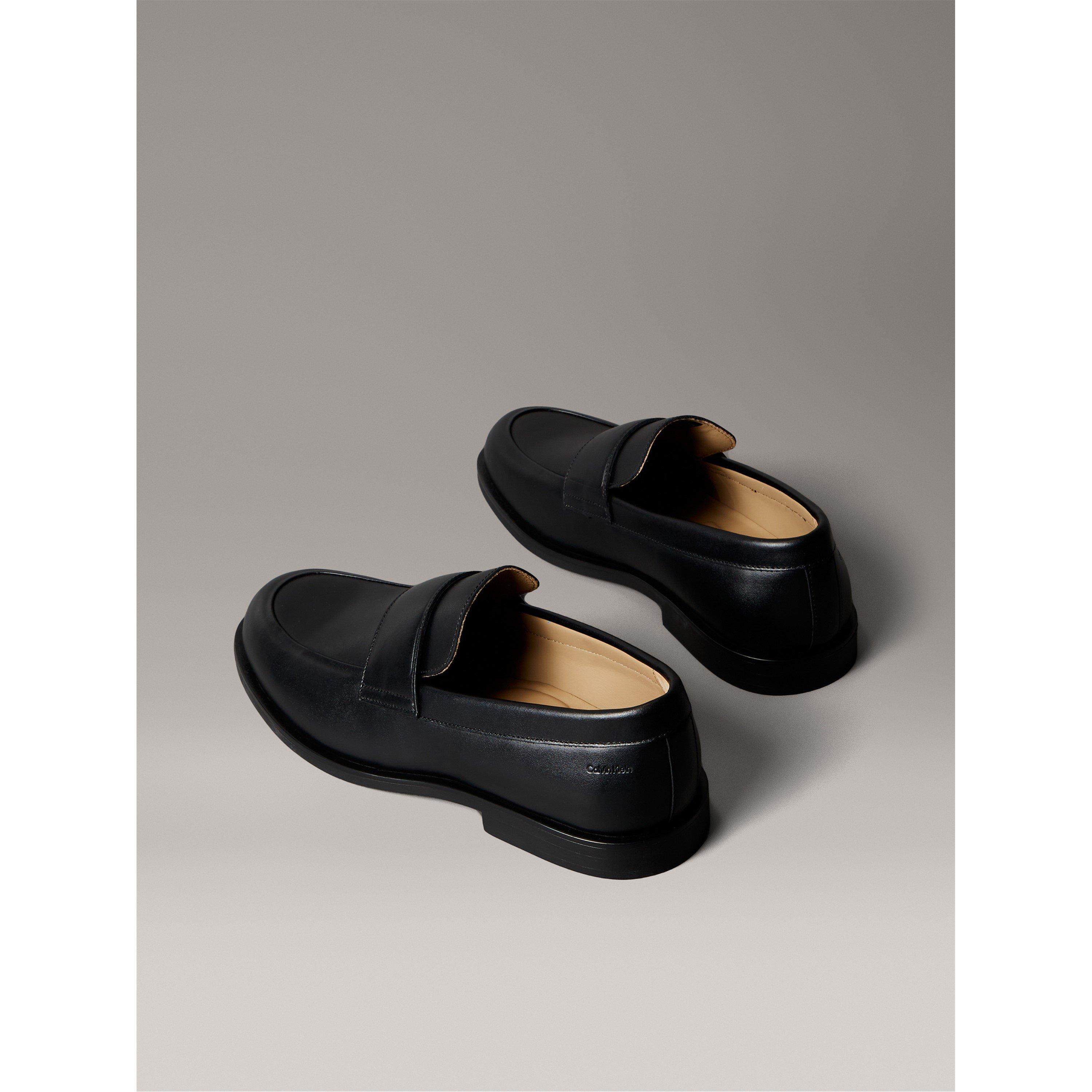 Triple Black - Calvin Klein - Men's Leather Loafers - 3