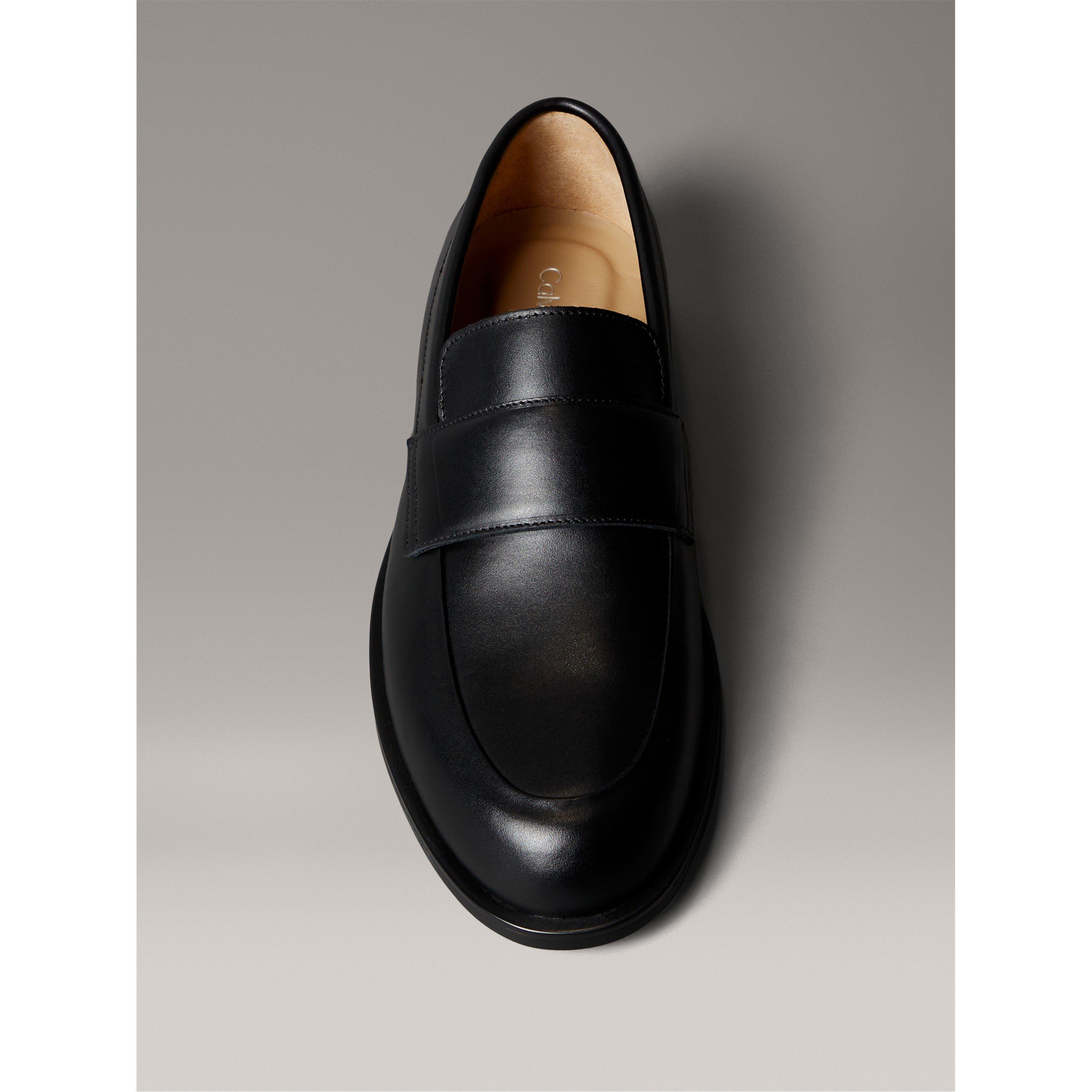 Triple Black - Calvin Klein - Men's Leather Loafers - 4