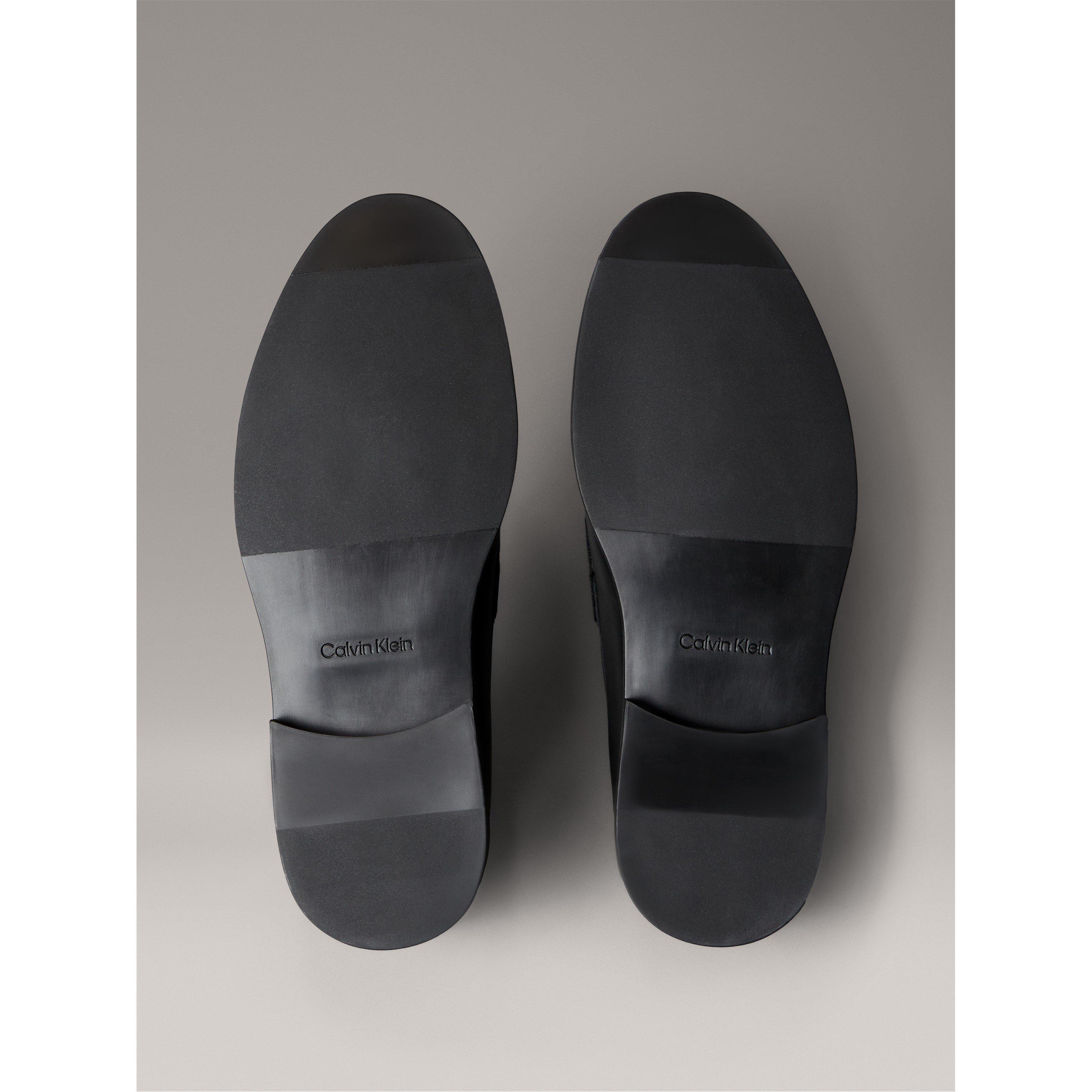 Triple Black - Calvin Klein - Men's Leather Loafers - 6