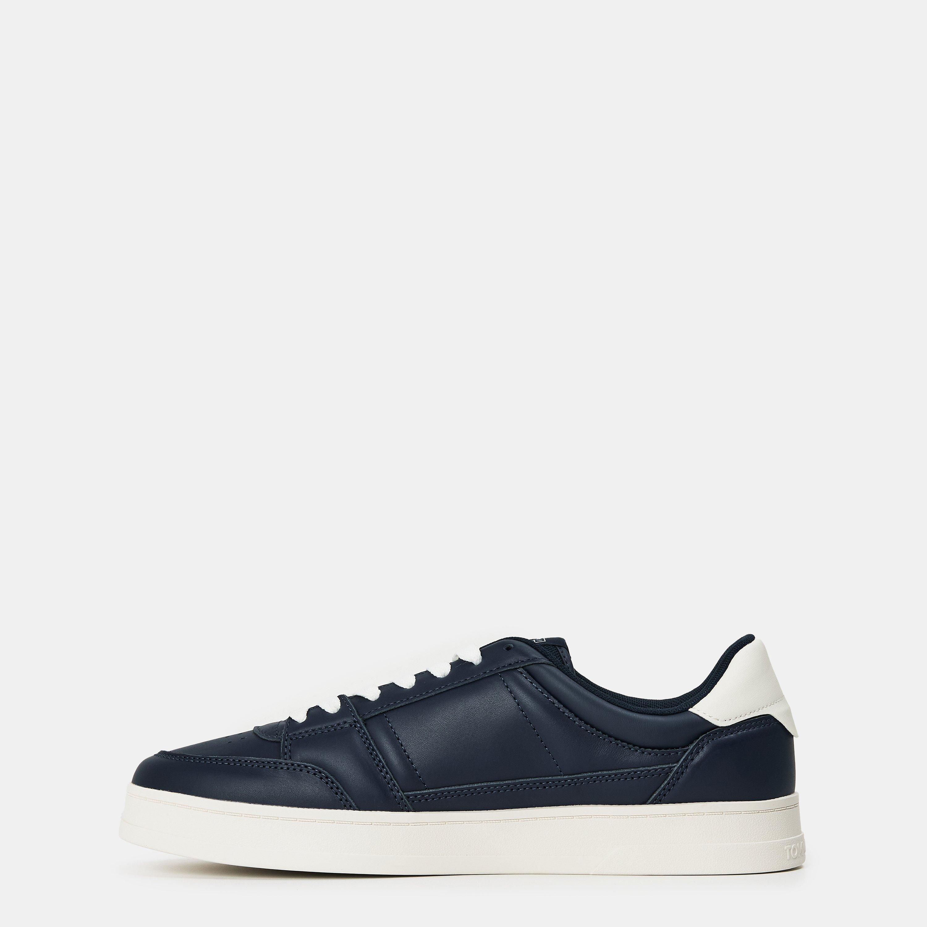 Navy/White - Tommy Jeans - Men's TJ Greenwich Court Trainers - 2