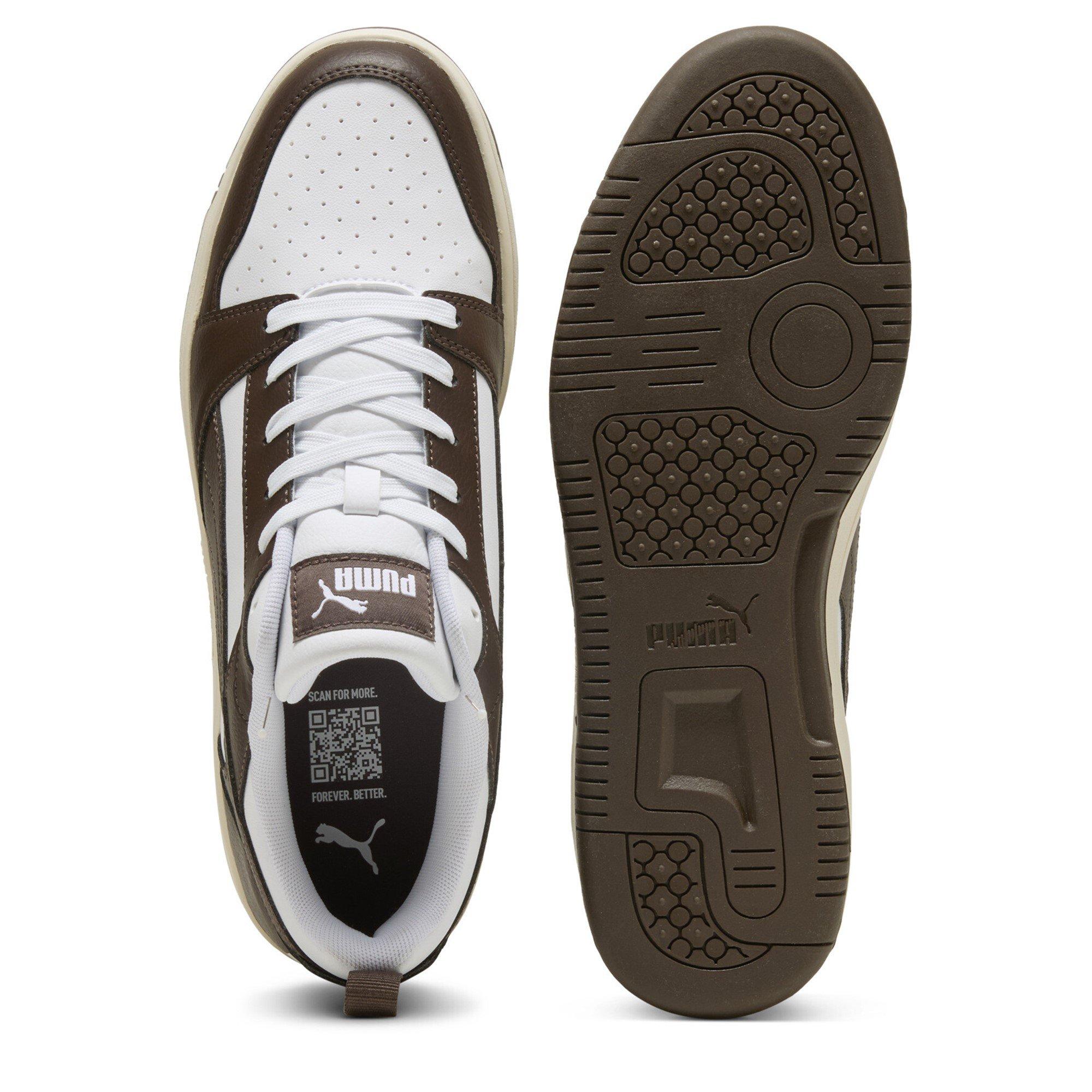 Bianco/Marrone - Puma - Rebound Low-Top Trainers - 3