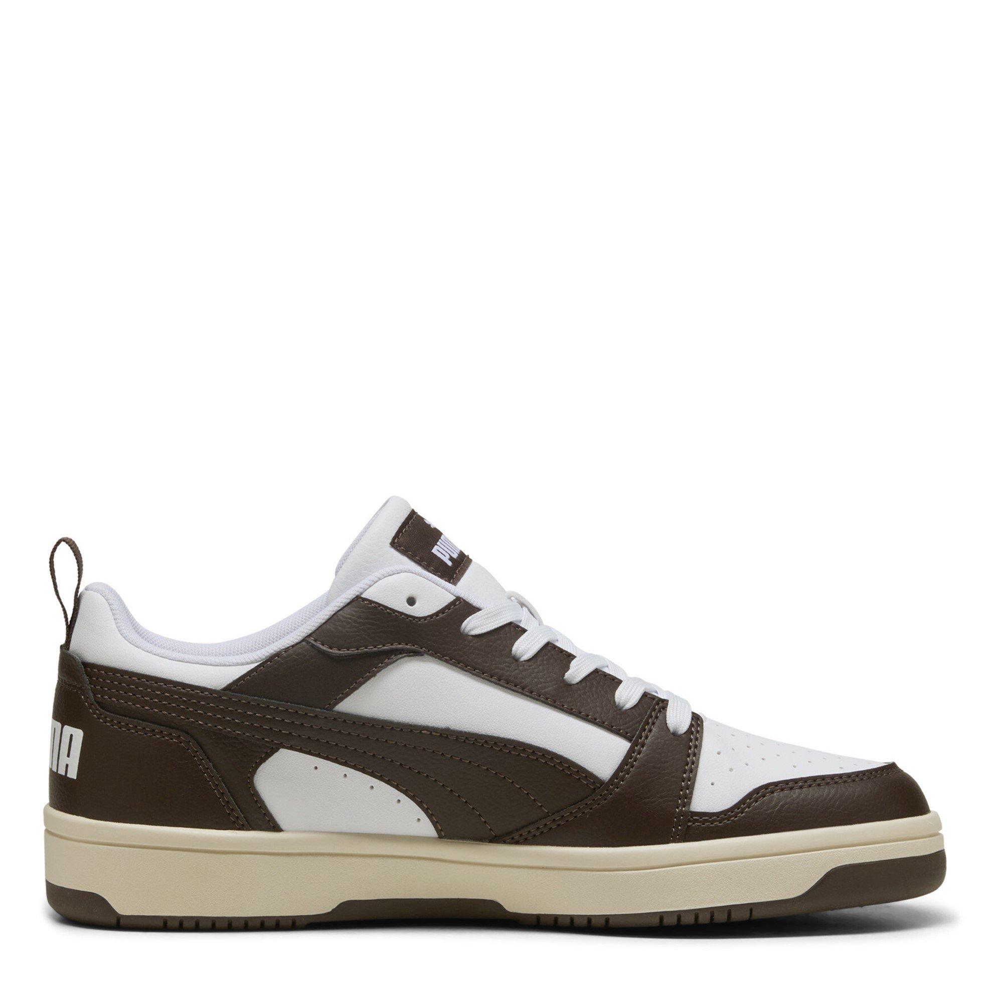 Bianco/Marrone - Puma - Rebound Low-Top Trainers - 4