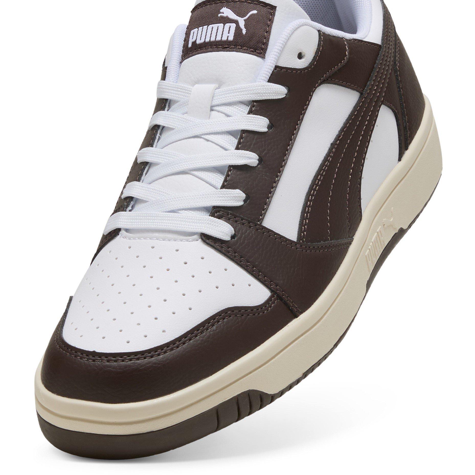 Bianco/Marrone - Puma - Rebound Low-Top Trainers - 6