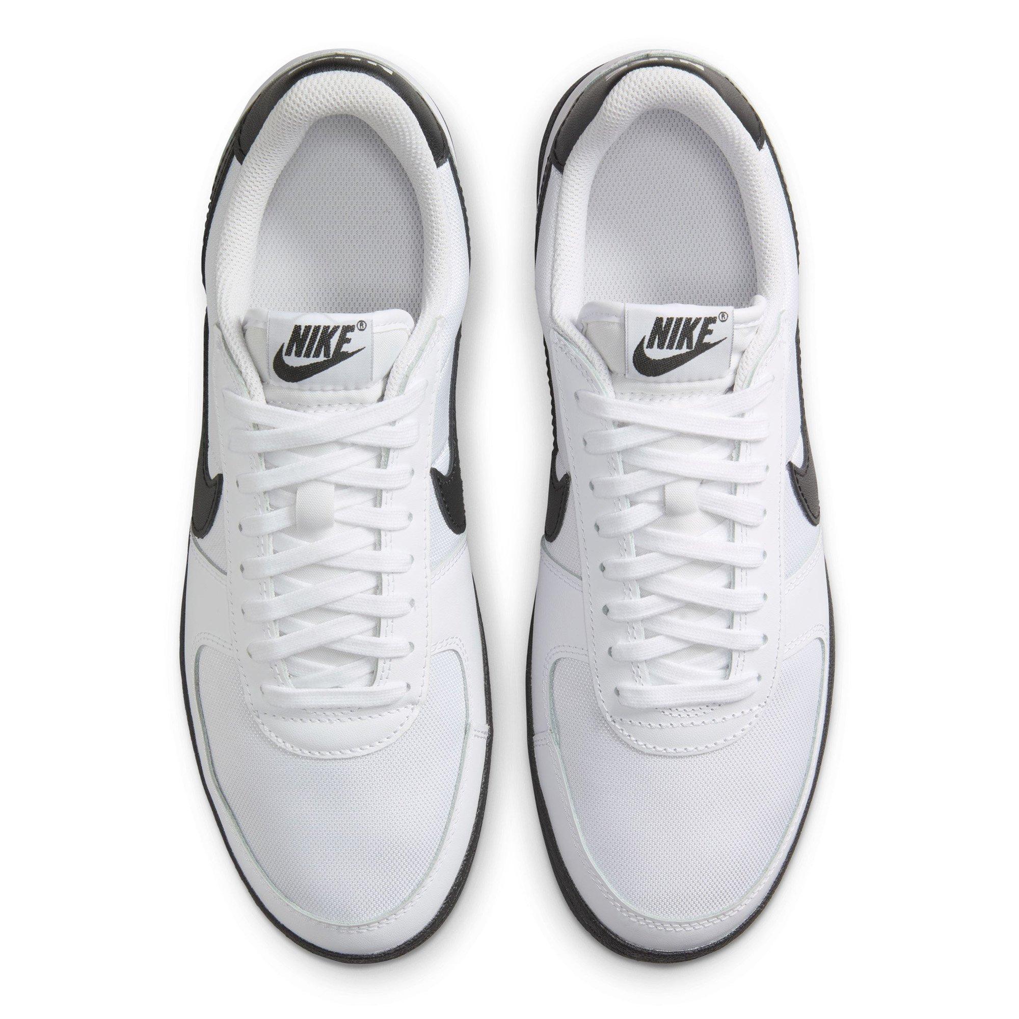 White/Black - Nike - Field General Leather Mens Shoes - 4