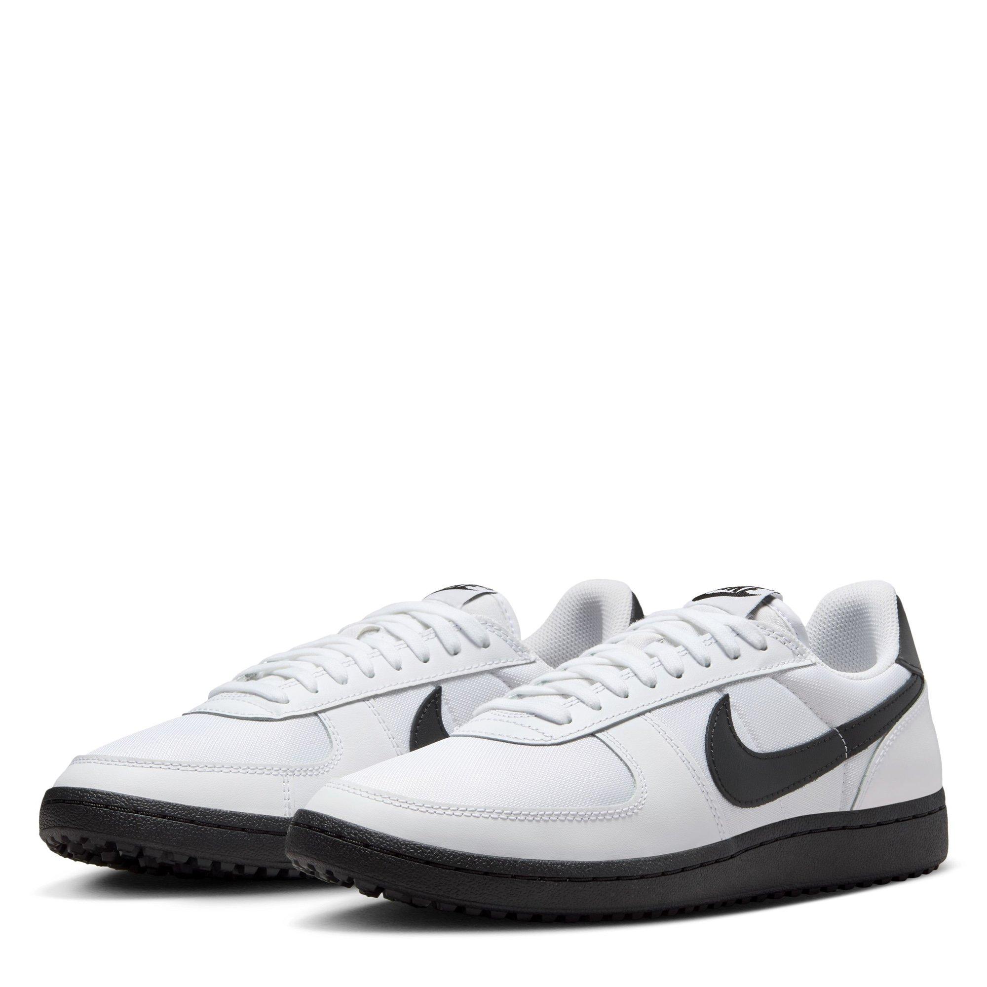 White/Black - Nike - Field General Leather Mens Shoes - 5