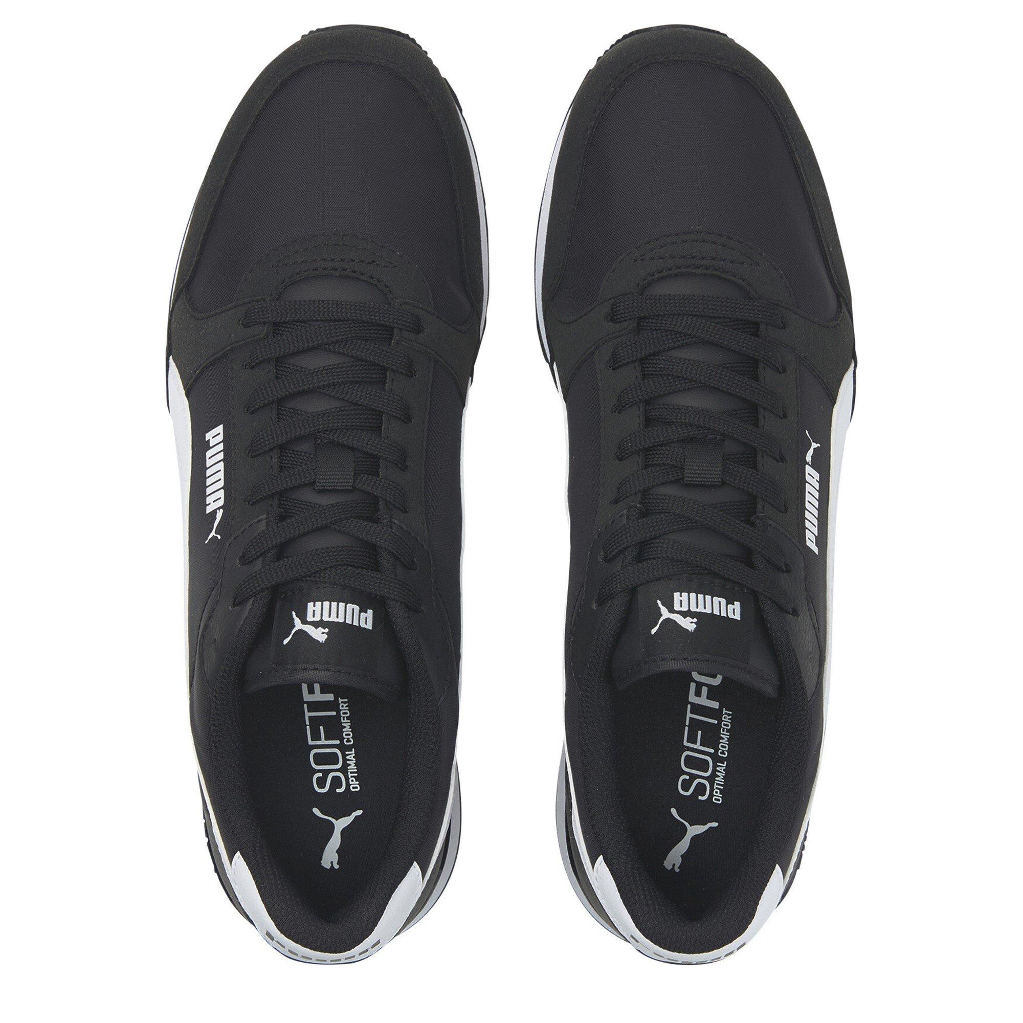 Crno/Bijelo - Puma - Men's St Runner Low-Top Trainers - 6