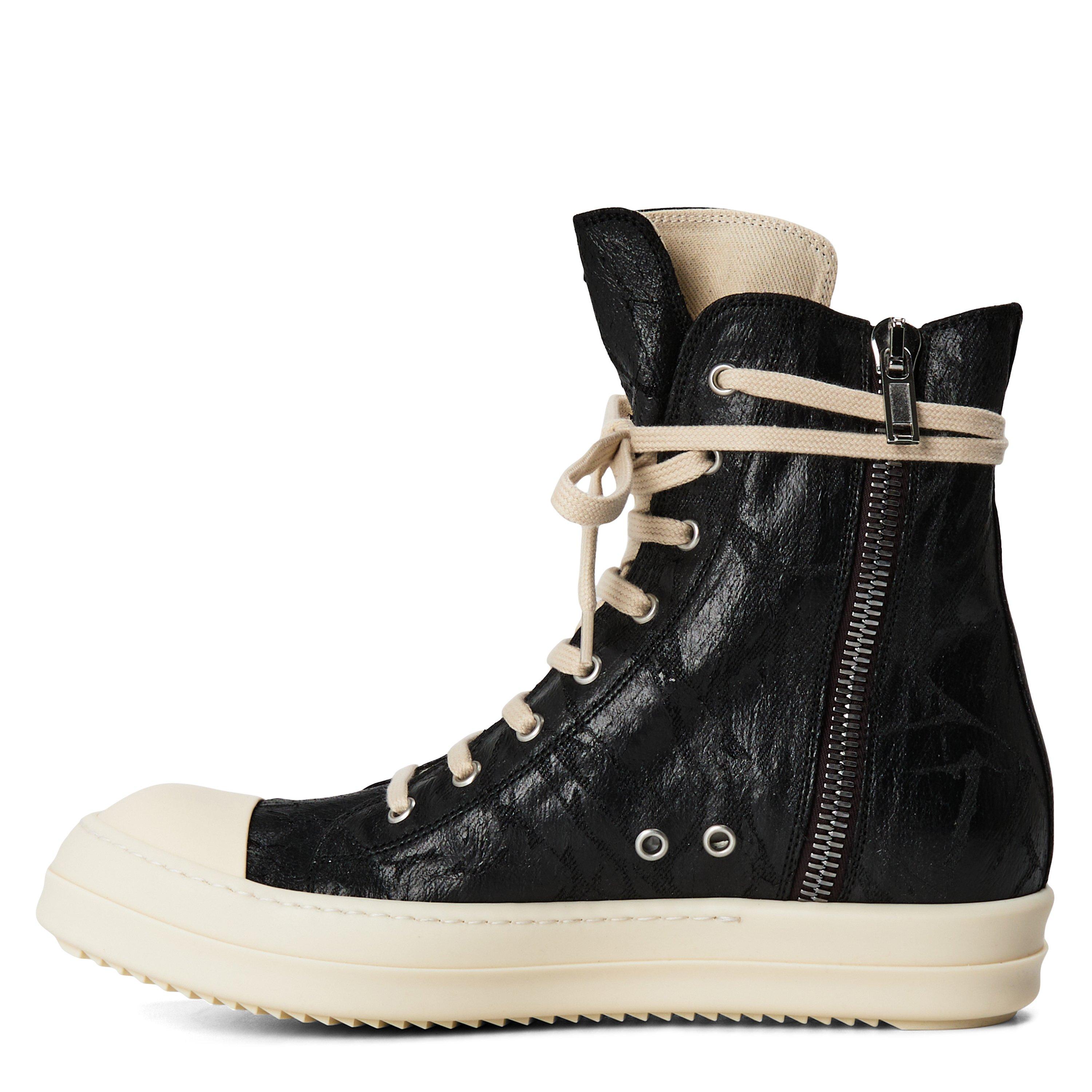 Black/Milk - Rick Owens Drkshdw - Rick DS Coated High Sn63 - 2