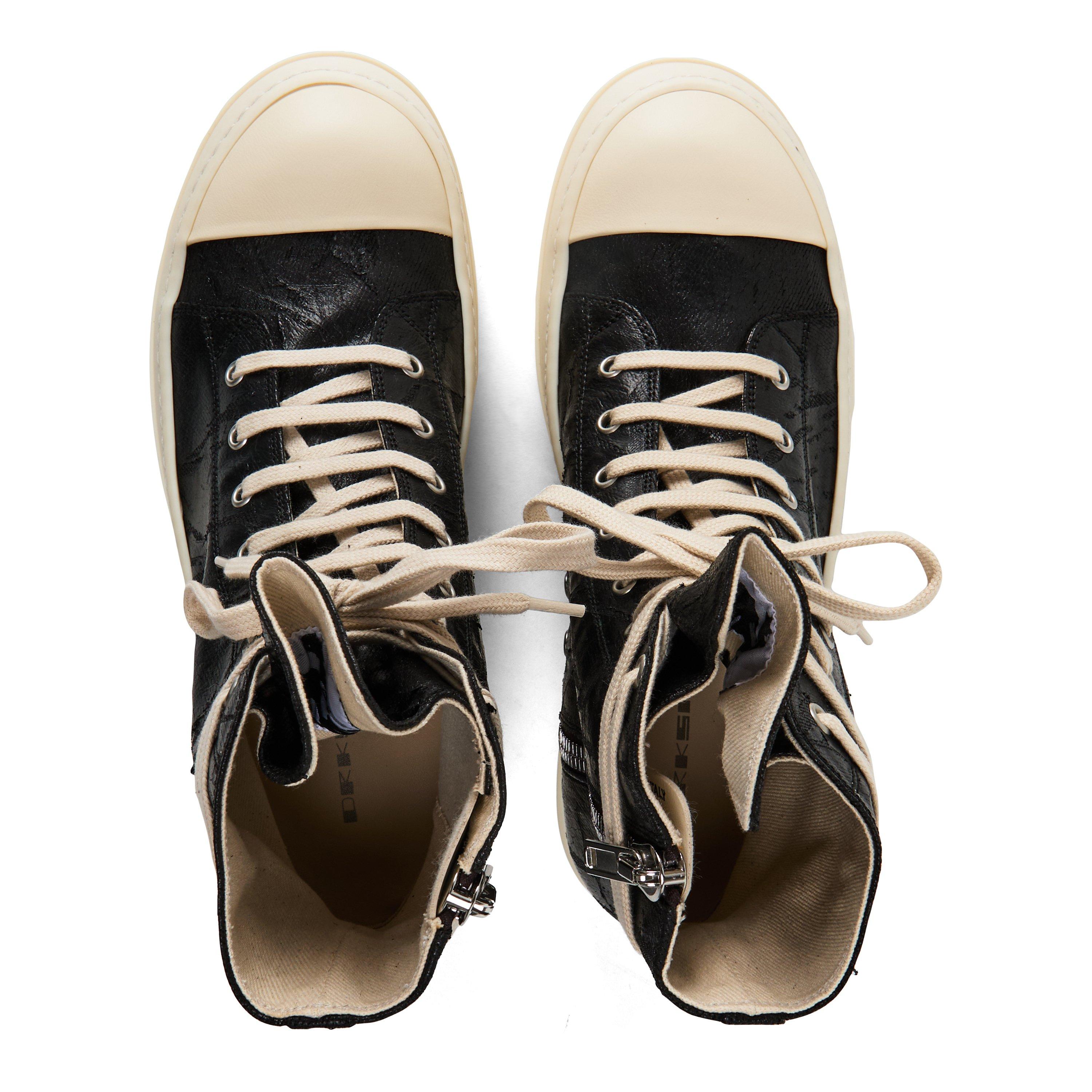 Black/Milk - Rick Owens Drkshdw - Rick DS Coated High Sn63 - 4