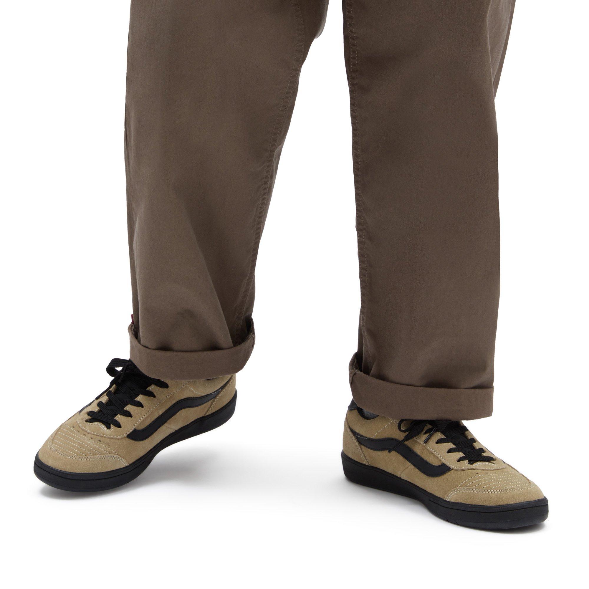 Khaki/Black - Vans - Men's Cruze Too ComfyCush Low-Top Trainers - 3