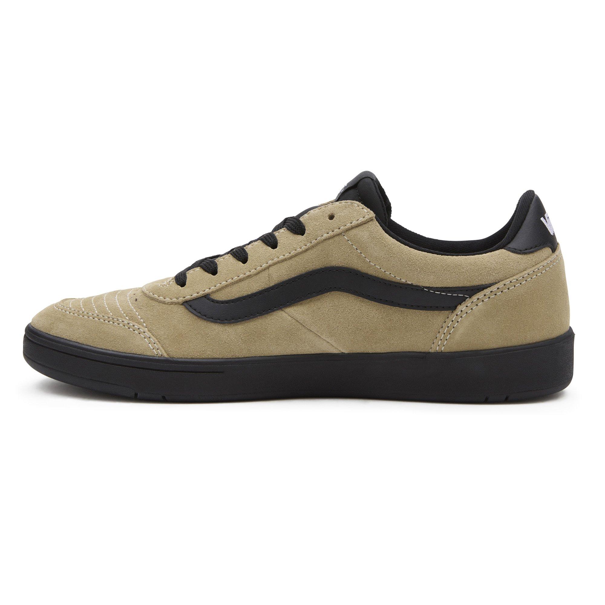 Khaki/Black - Vans - Men's Cruze Too ComfyCush Low-Top Trainers - 5