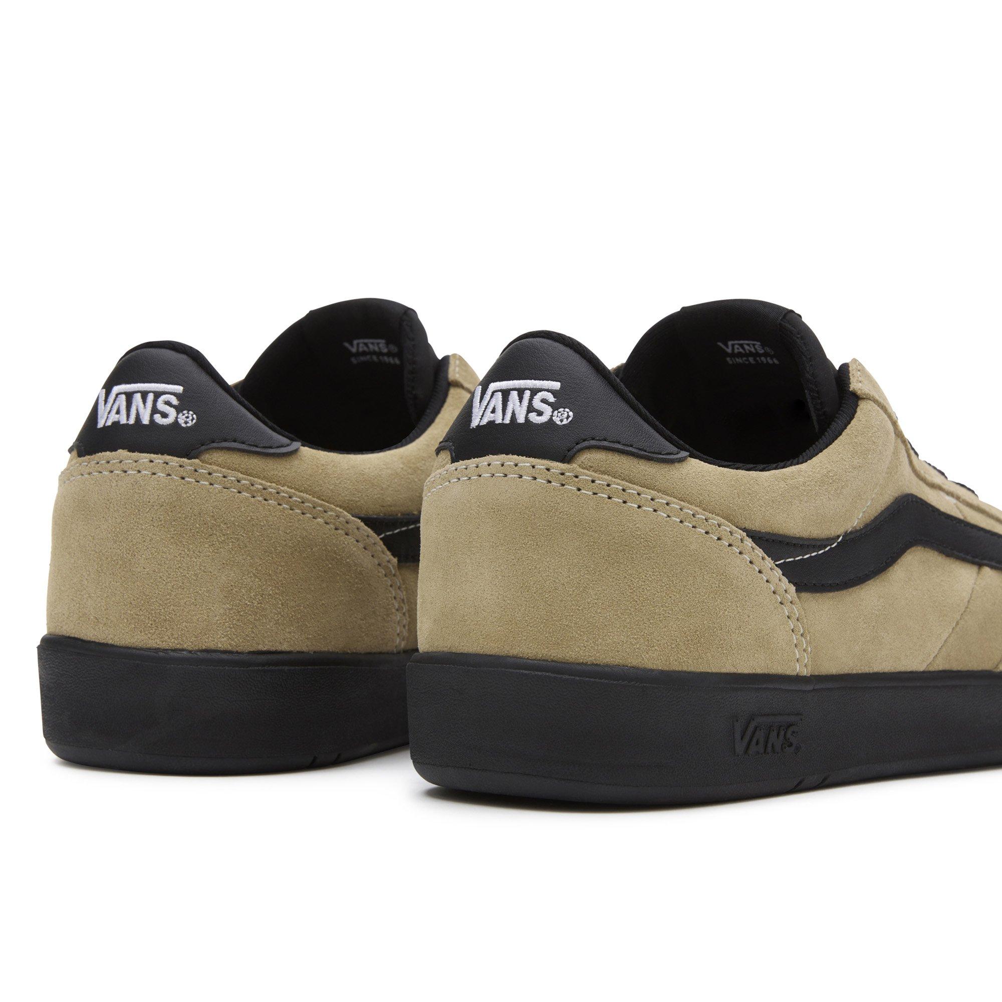 Khaki/Black - Vans - Men's Cruze Too ComfyCush Low-Top Trainers - 7
