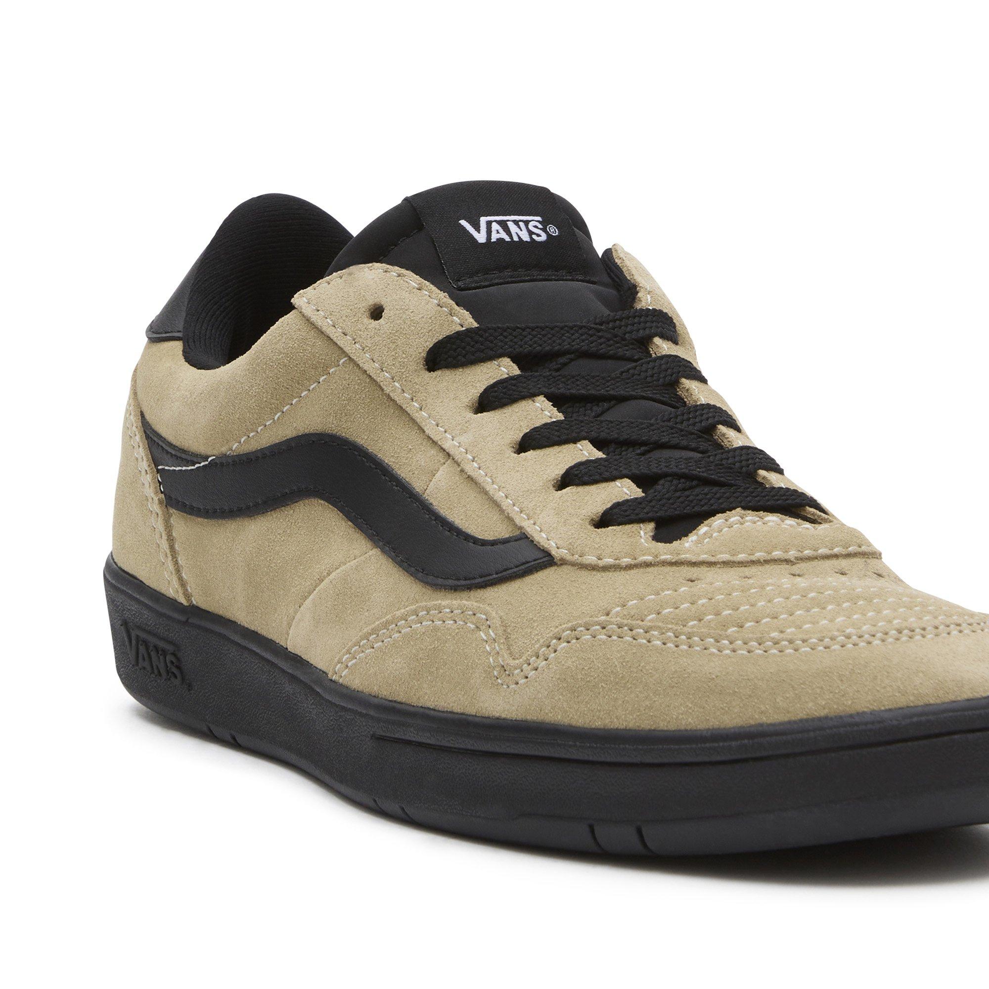 Khaki/Black - Vans - Men's Cruze Too ComfyCush Low-Top Trainers - 8