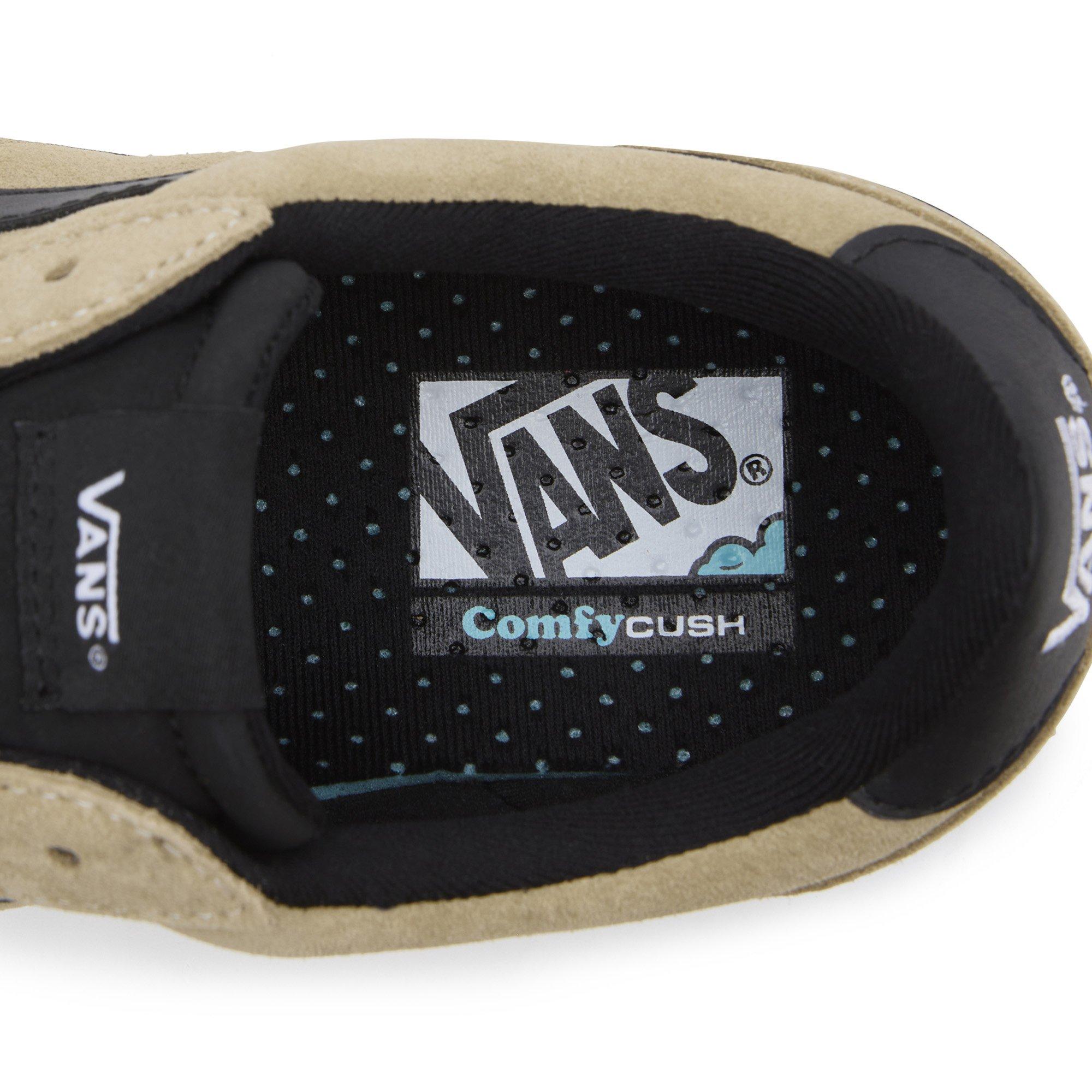 Khaki/Black - Vans - Men's Cruze Too ComfyCush Low-Top Trainers - 9