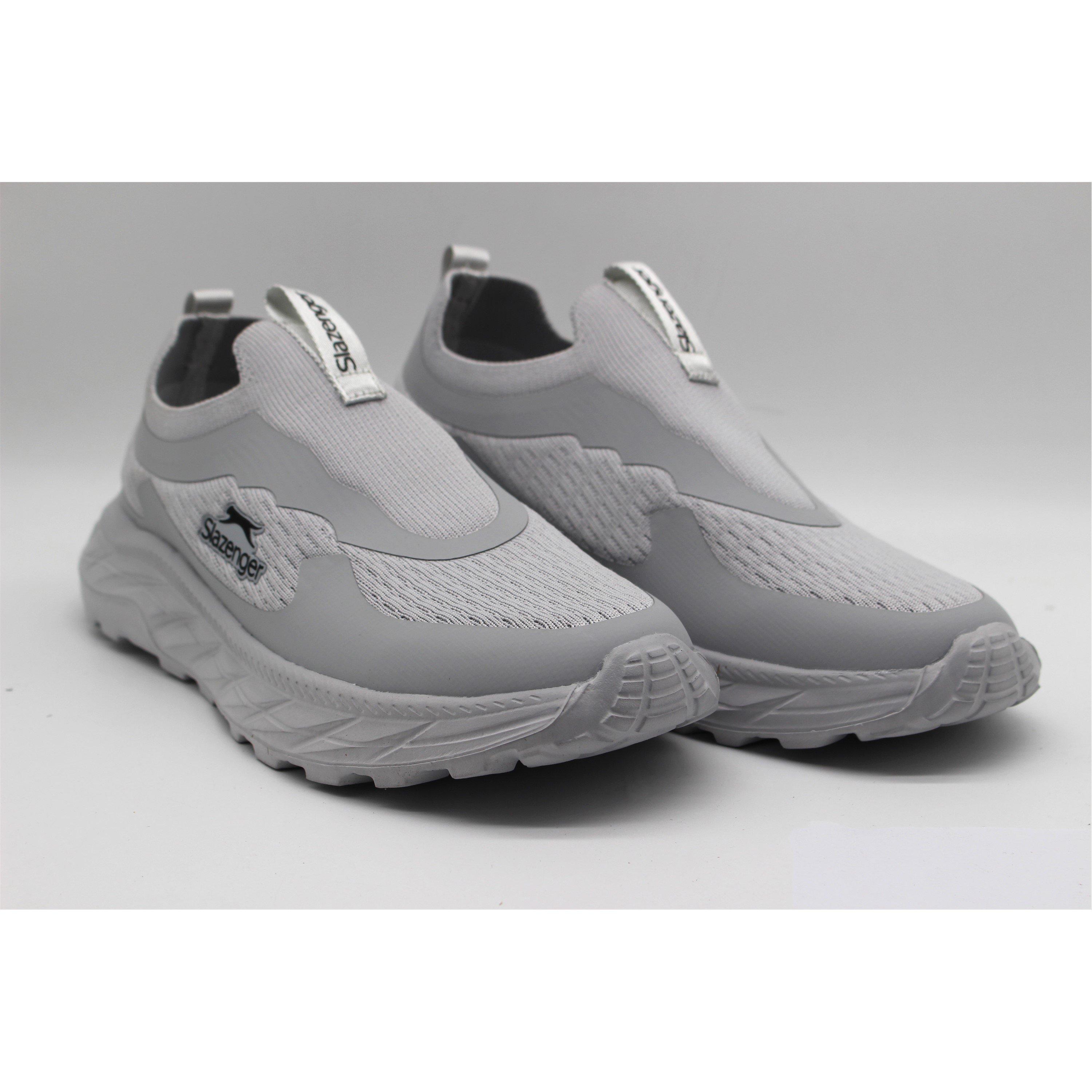 GREY - Slazenger - Men's JUNO Slip On Trainers - 4