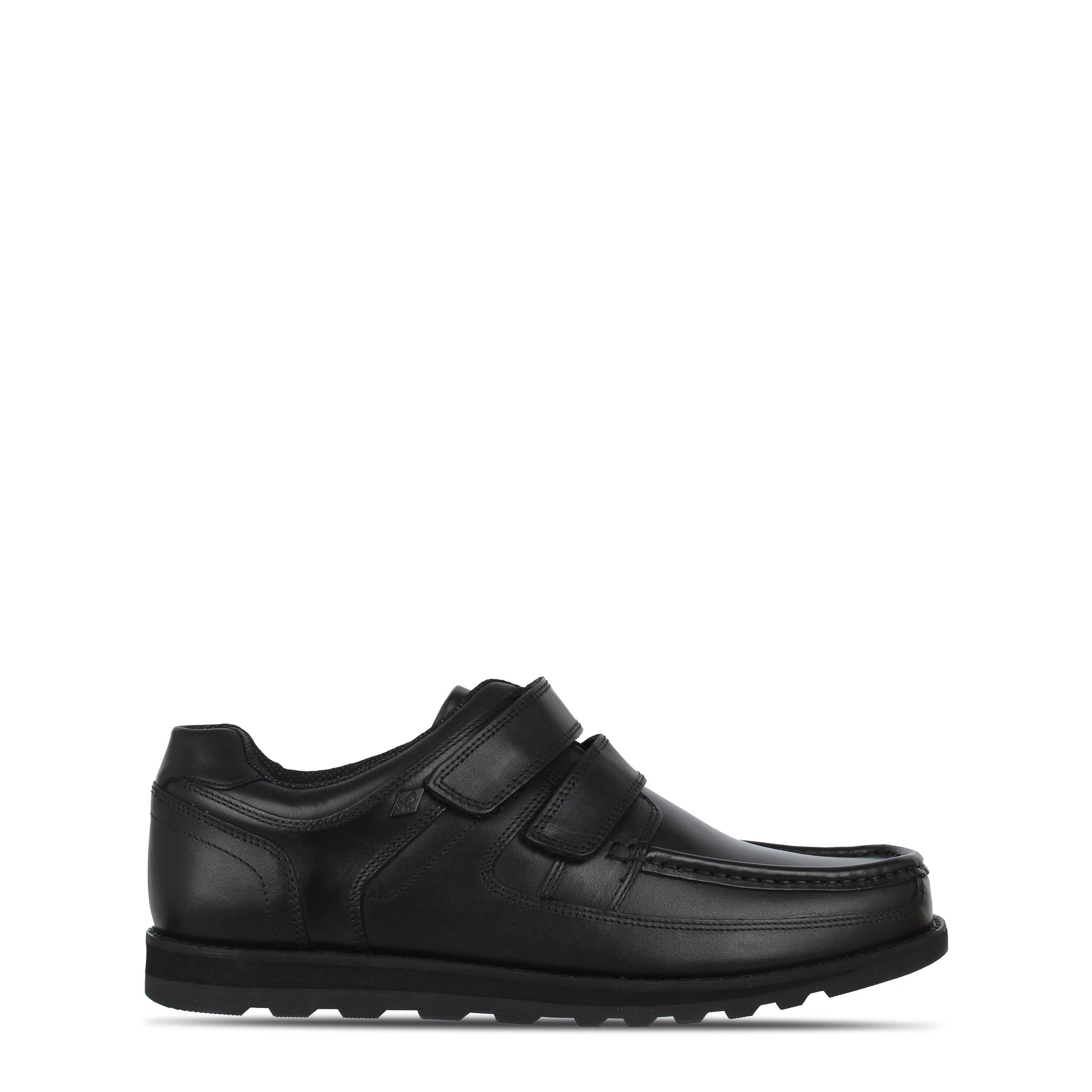 Black - Lee Cooper - Harrow Hook and Loop Shoes - 1