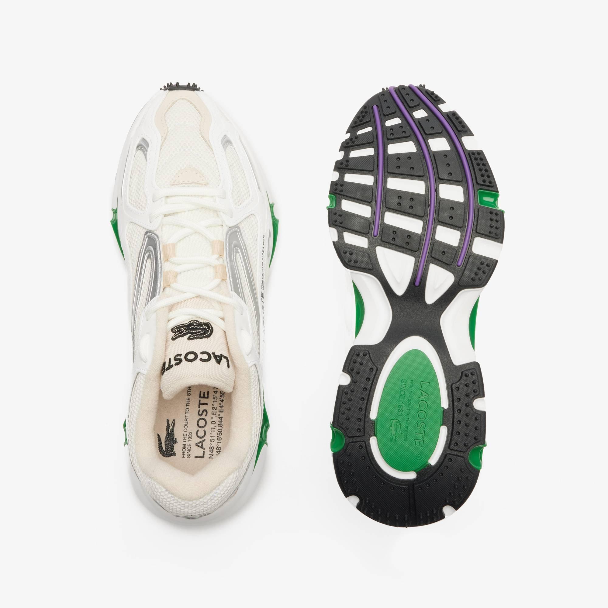 White/Green - Lacoste - L003 2K24 Trainers - 3