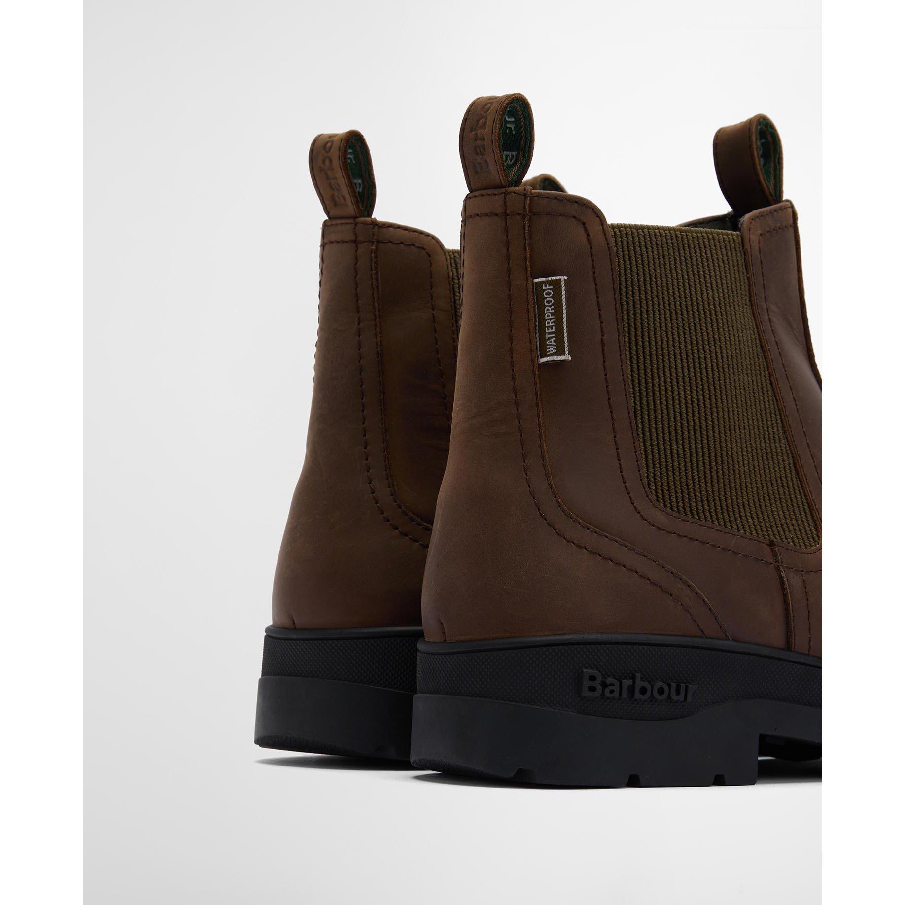 Dark Brown - Barbour - Men's Turnbull Chelsea Boots - 3