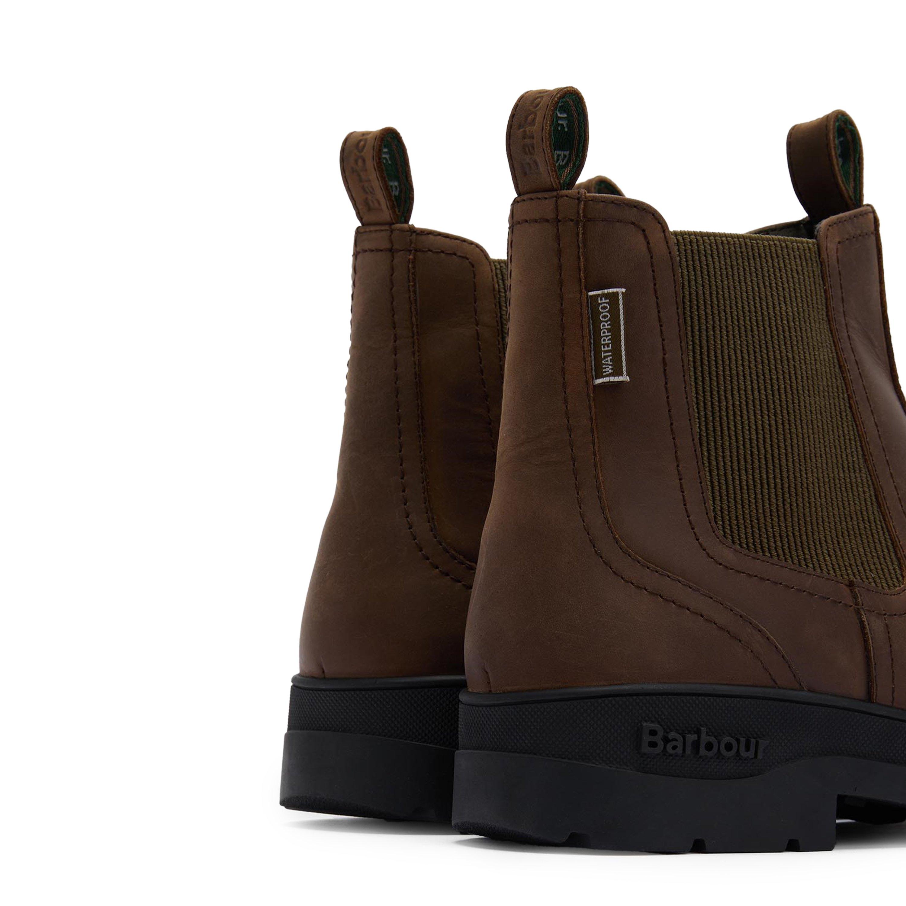 Dark Brown - Barbour - Men's Turnbull Chelsea Boots - 4