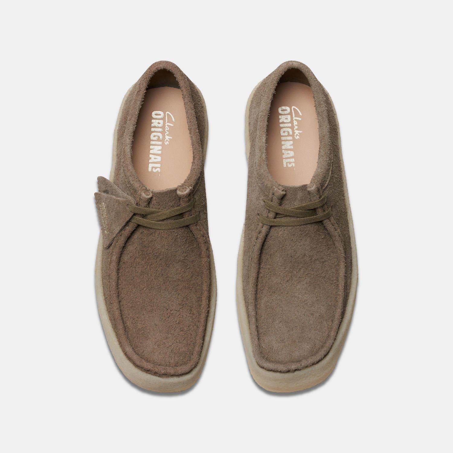 Pale Khaki - Clarks - Men's Wallabee Cup Boat Shoes - 6