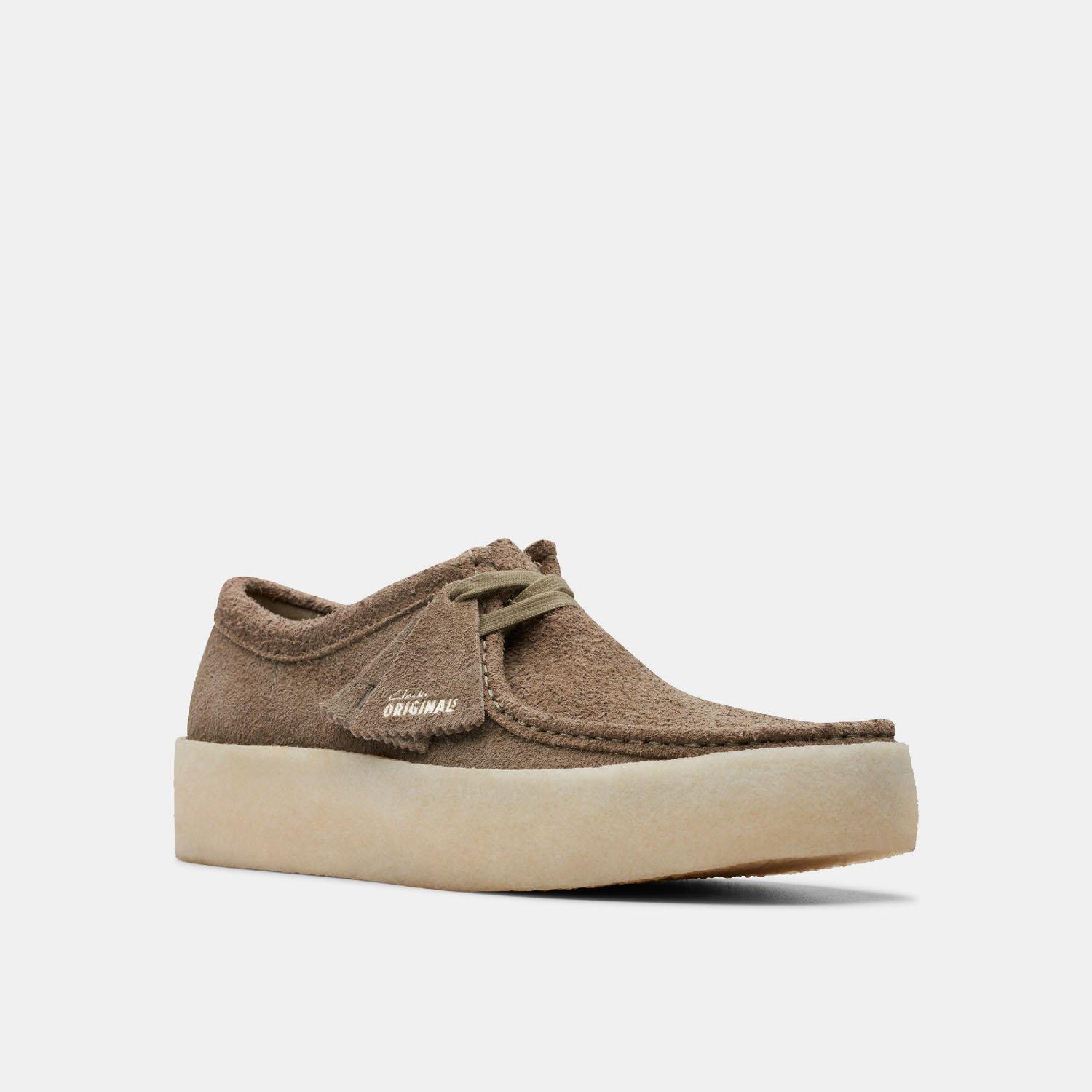Pale Khaki - Clarks - Men's Wallabee Cup Boat Shoes - 7