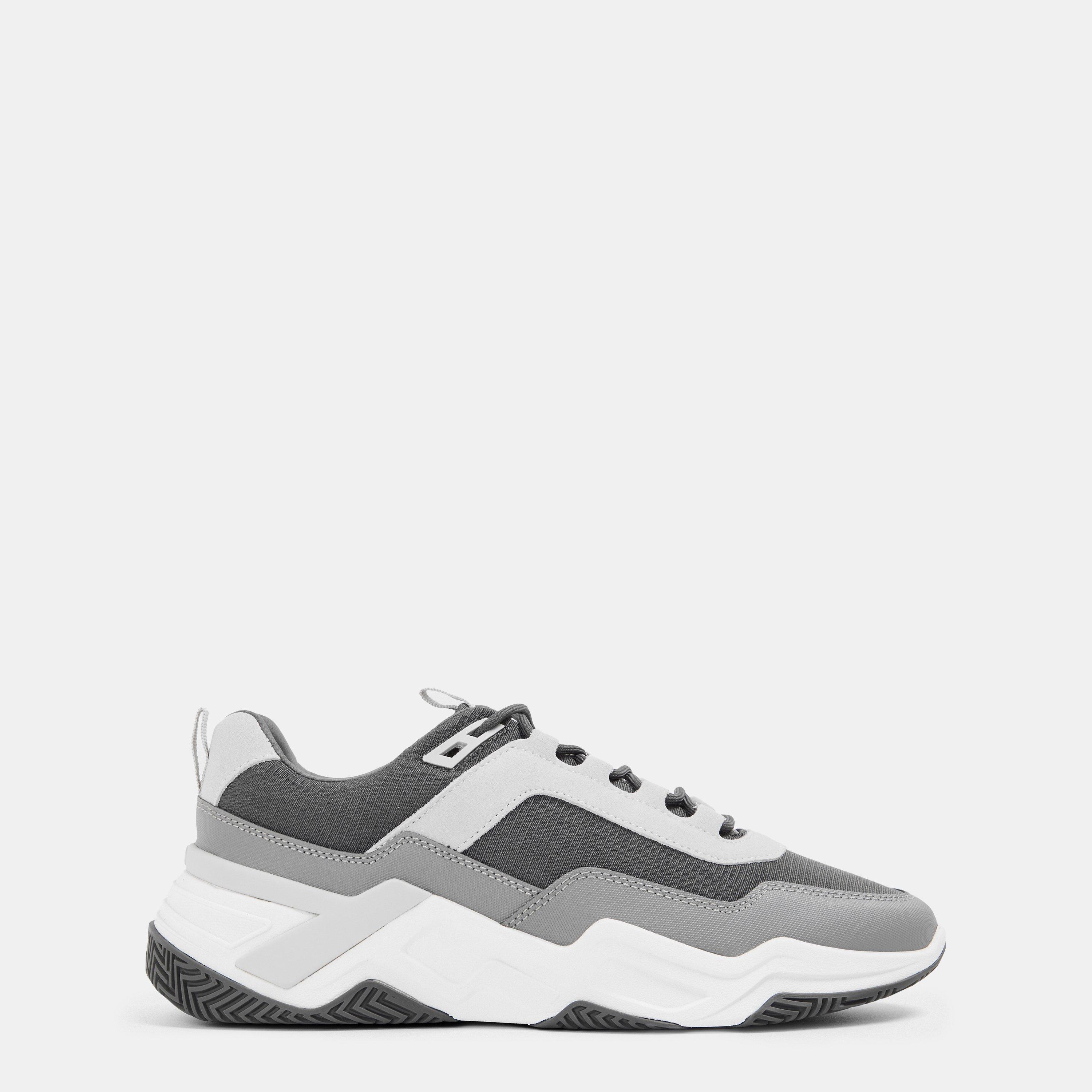 Mallet Men's Odyssey Chunky Trainers - Grey - Size 10 (44)