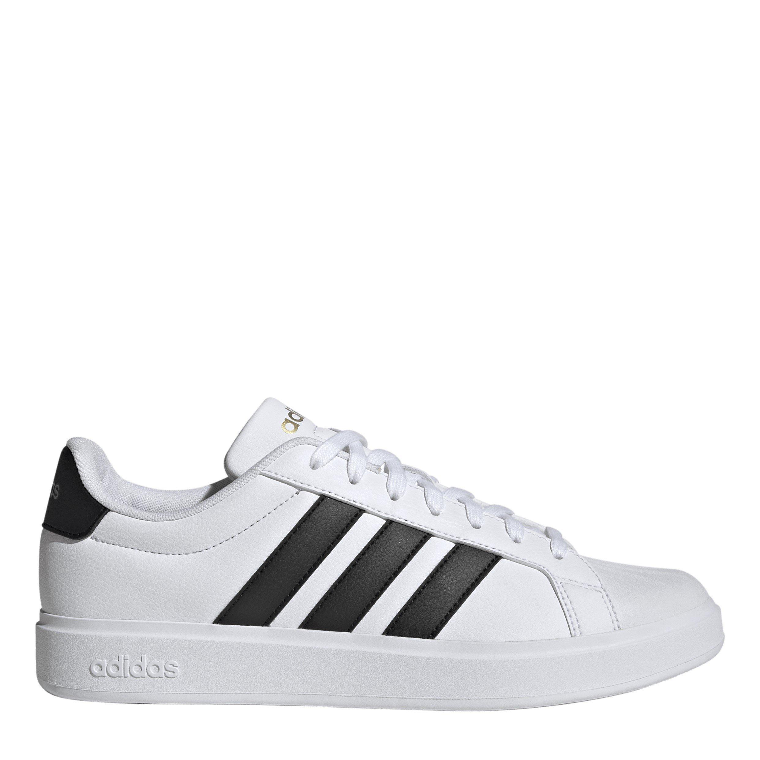 Adidas Men's Street Talk Low-Top Trainers - White/Black - 9 (43.3)