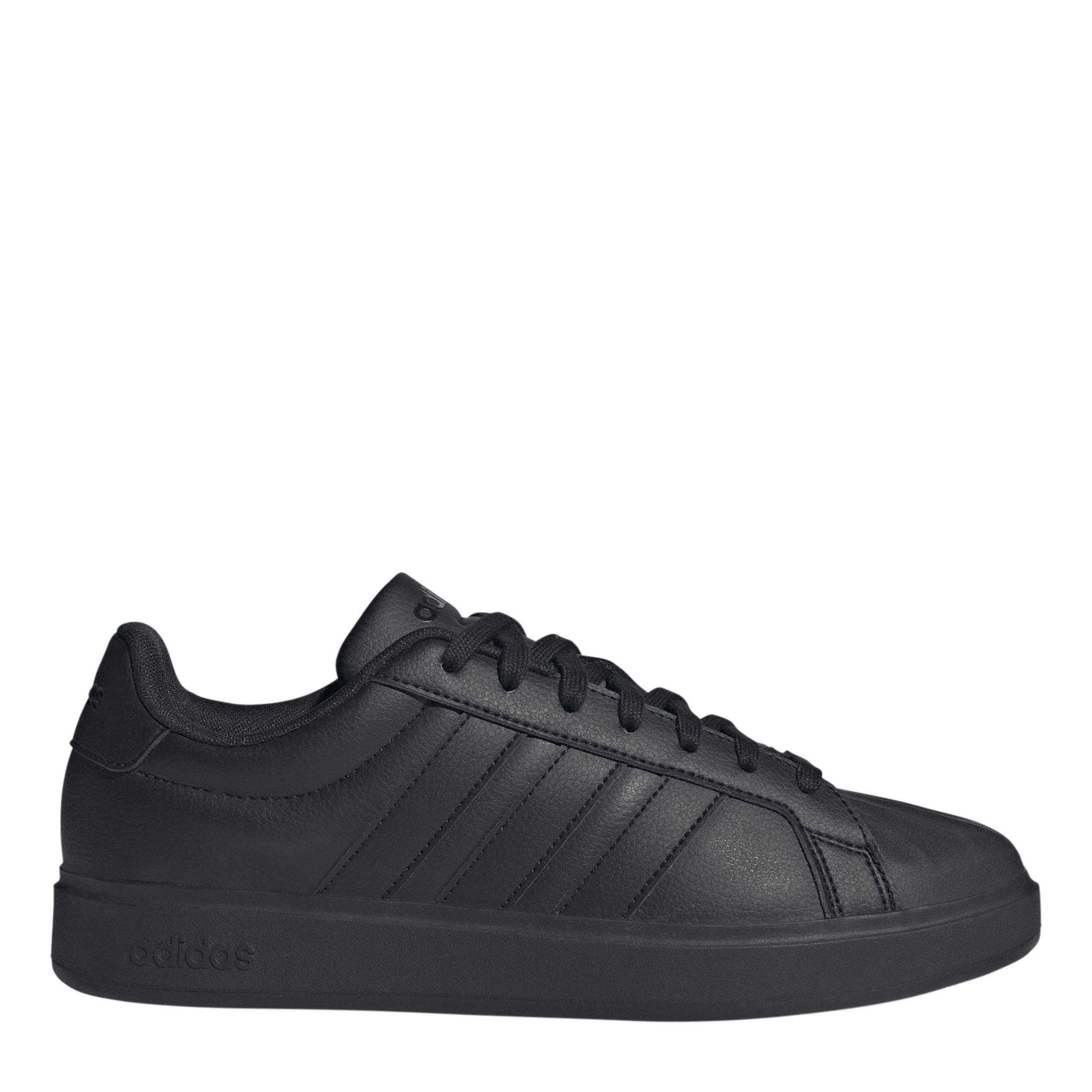 Adidas Men's Street Talk Low-Top Trainers - Triple Black - 9 (43.3)