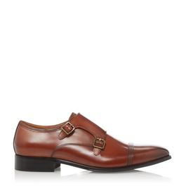 Dune London Surfer Buckled Monk Shoes