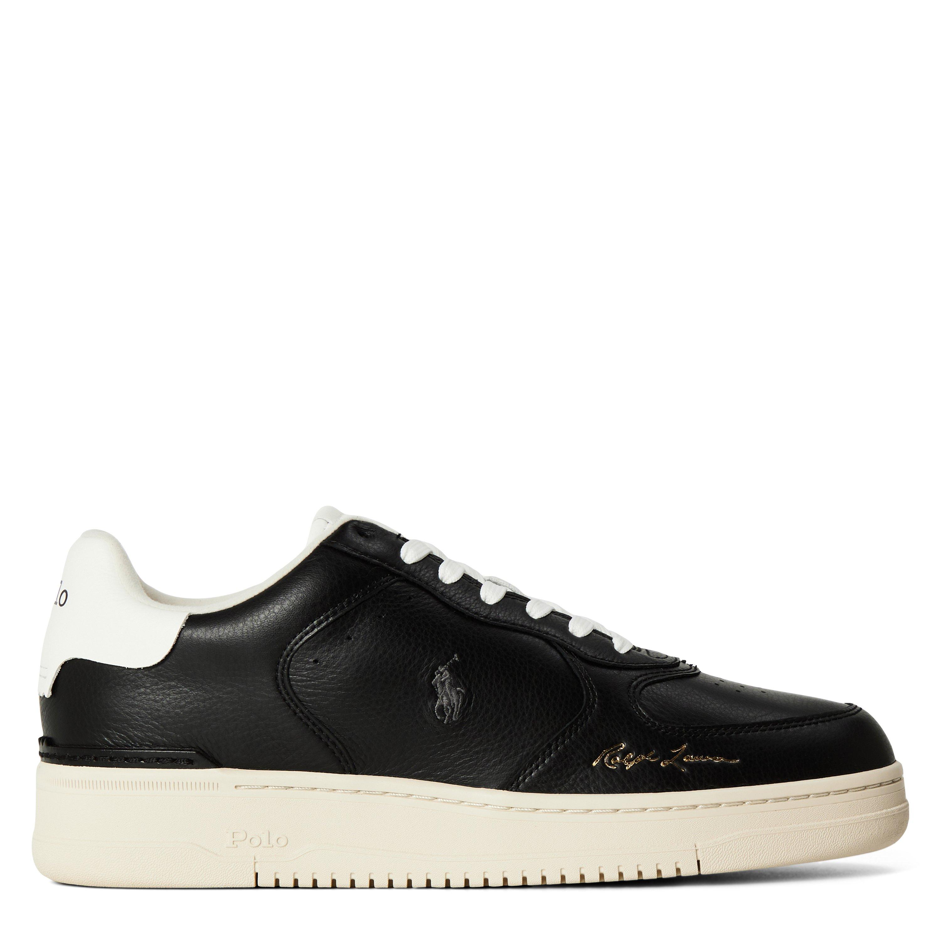 BLACK - Polo Ralph Lauren - Men's Court Trainers - 1