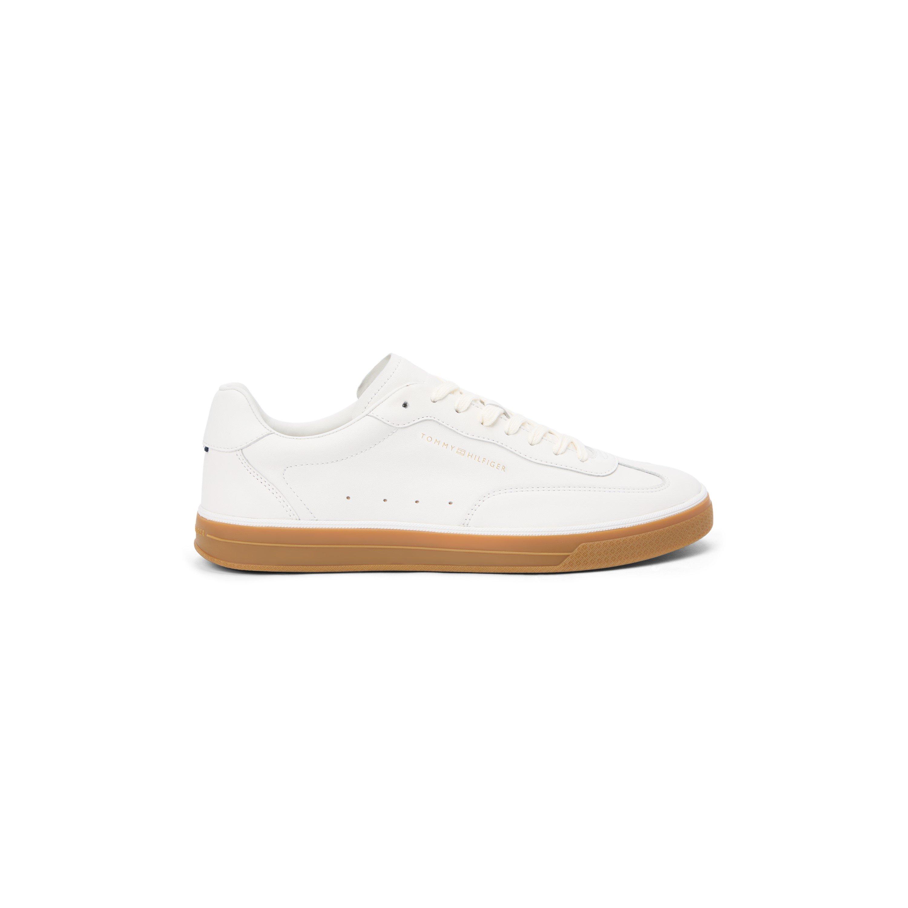 Ecru - Tommy Hilfiger - Men's Court Trainers - 1
