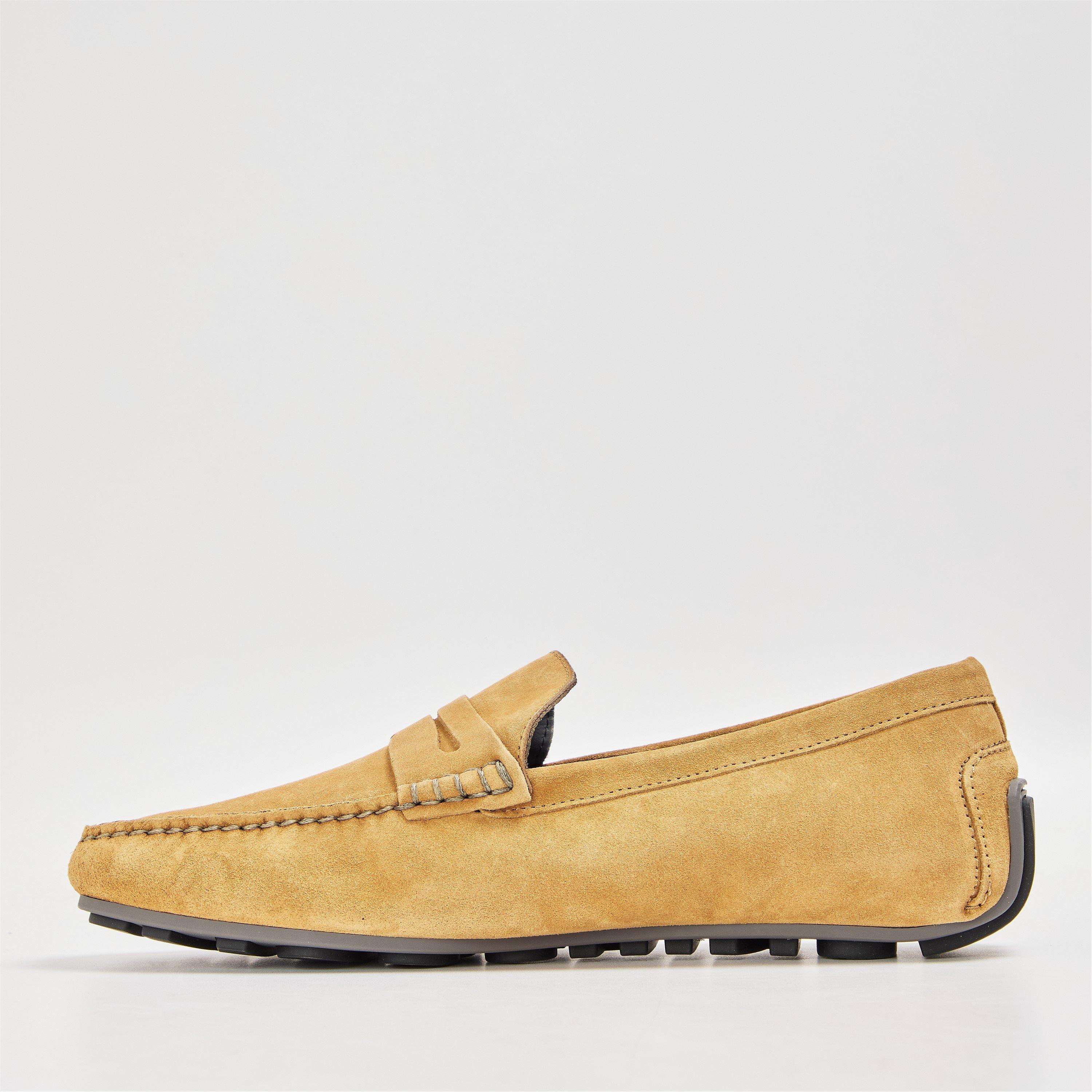 Brown - Moschino - Moschino Suede Lfer Sn99 - 2