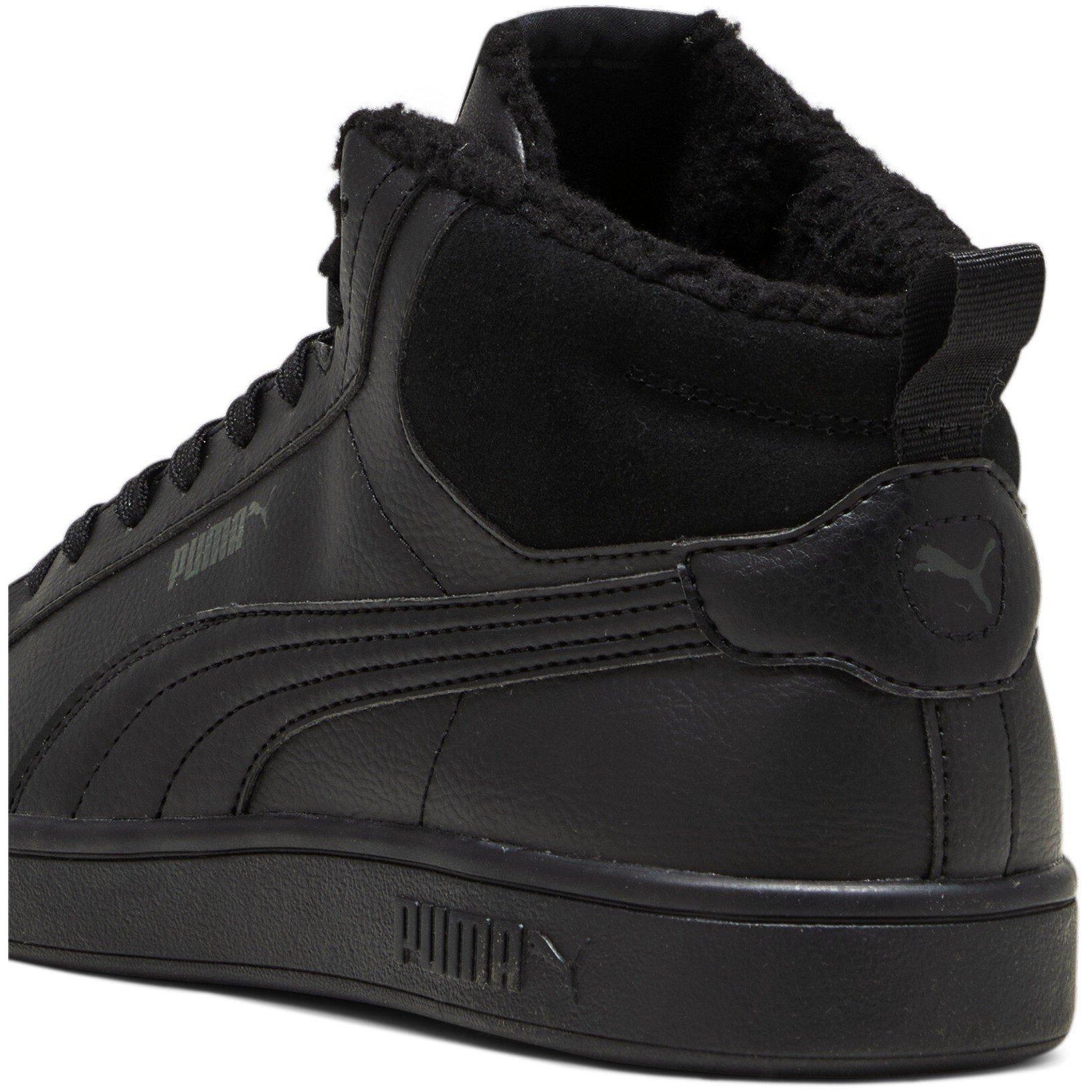 Noir/Gris - Puma - Smash 3.0 Mid Wtr Low-Top Trainers Mens - 6