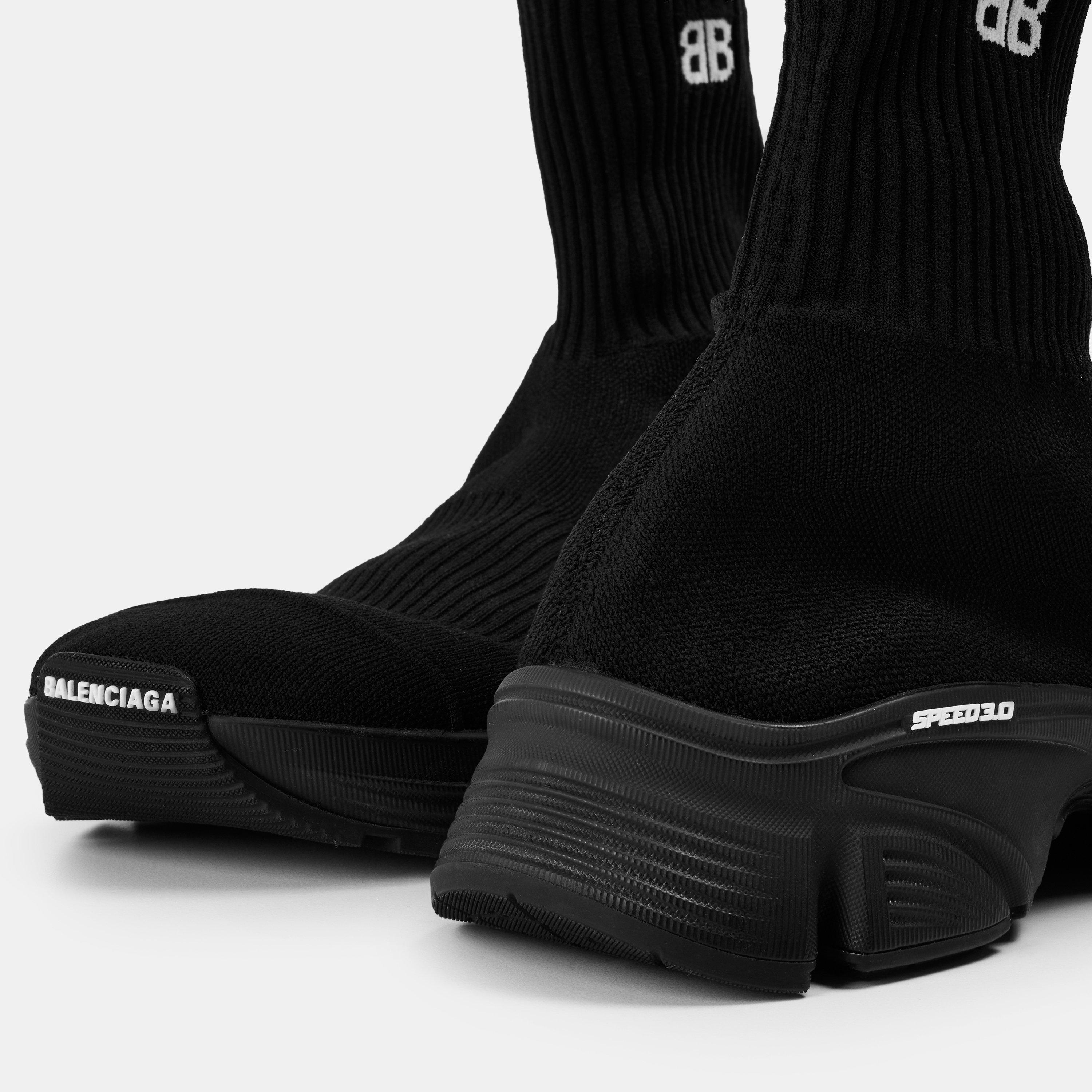 Black/Black - Balenciaga - Men's Sock Trainers - 3