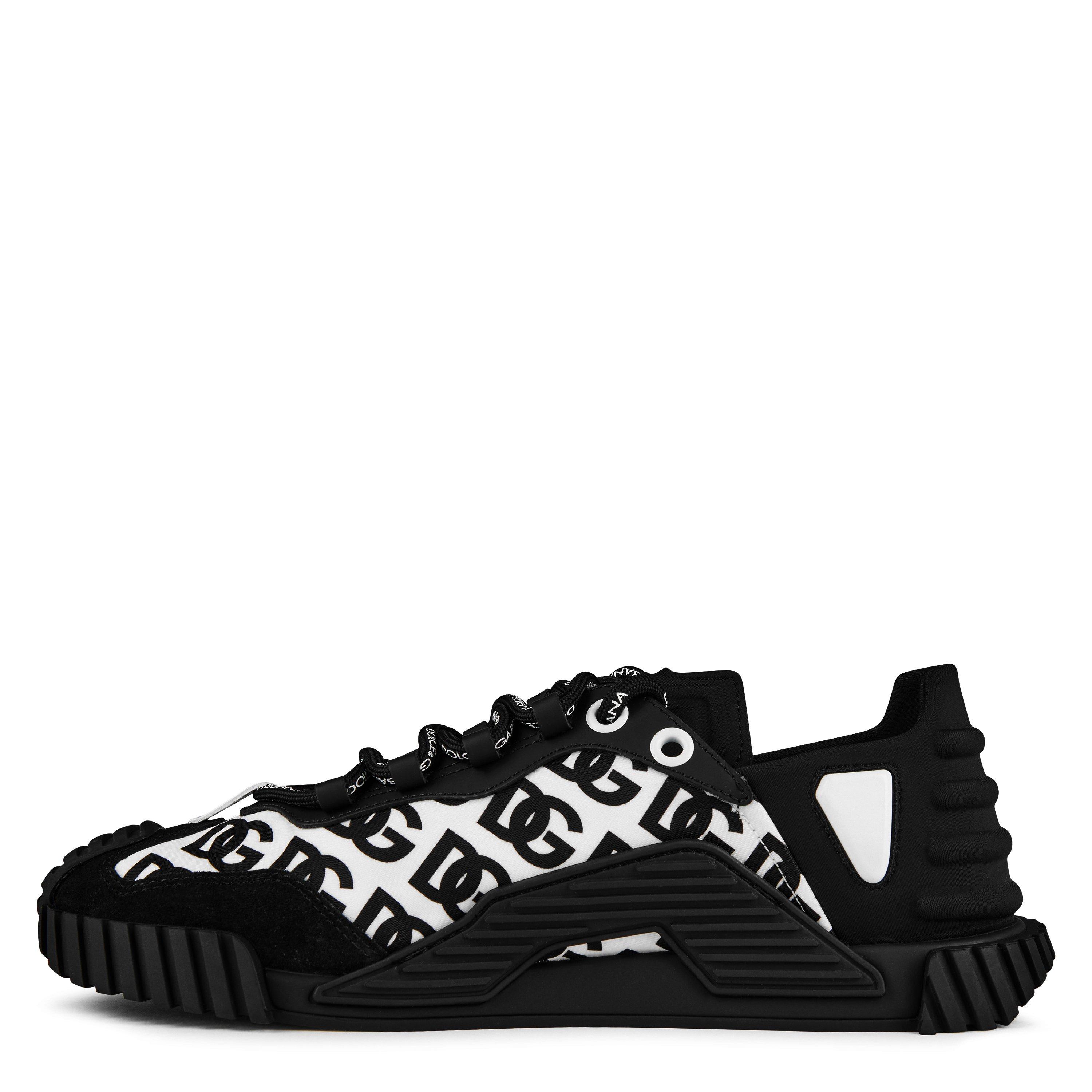 Blk/Wht HWVBN - Dolce and Gabbana - Ns1 Graffiti Low Profile Sneakers - 3