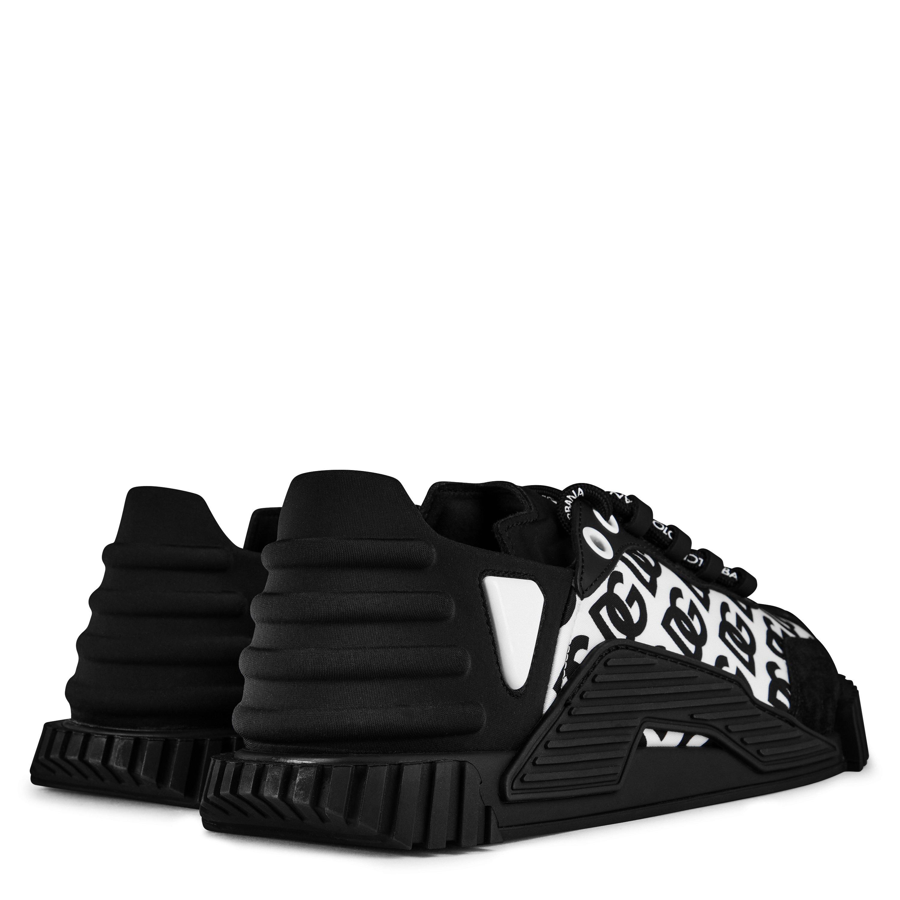 Blk/Wht HWVBN - Dolce and Gabbana - Ns1 Graffiti Low Profile Sneakers - 5