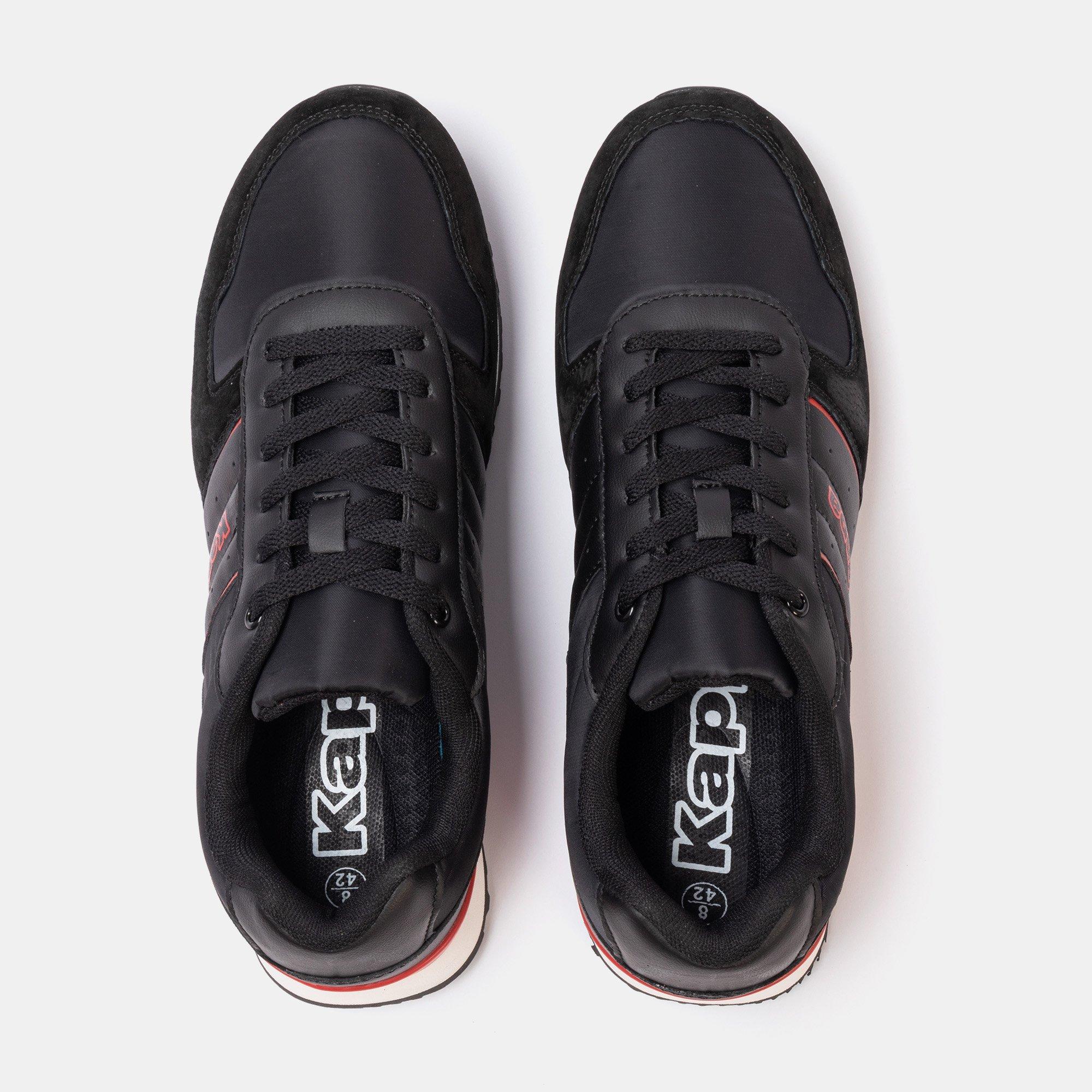 Black/Red - Kappa - BR Trainer Mens - 5