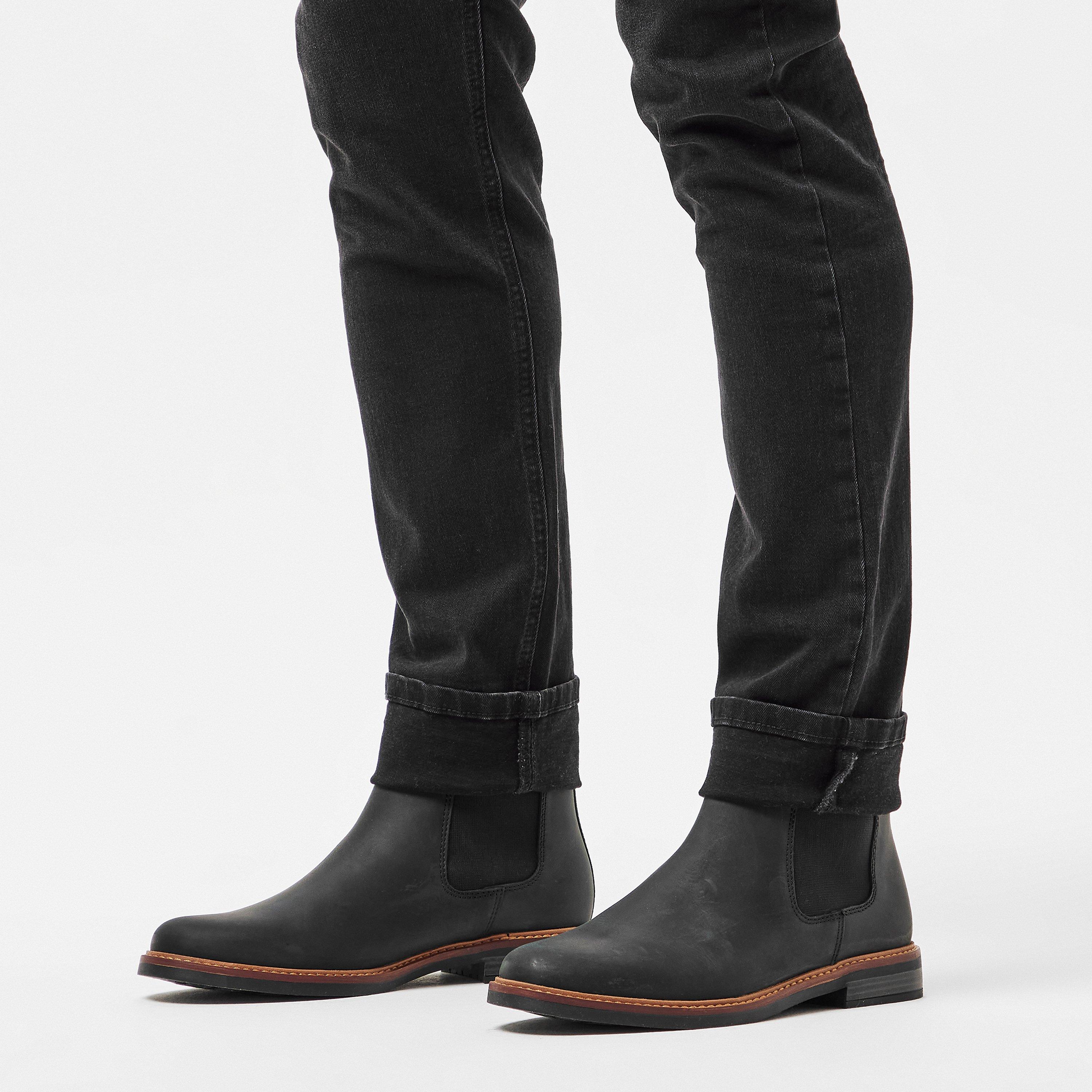 Black BK11 - Barbour - Men's Farsley Chelsea Boots - 3