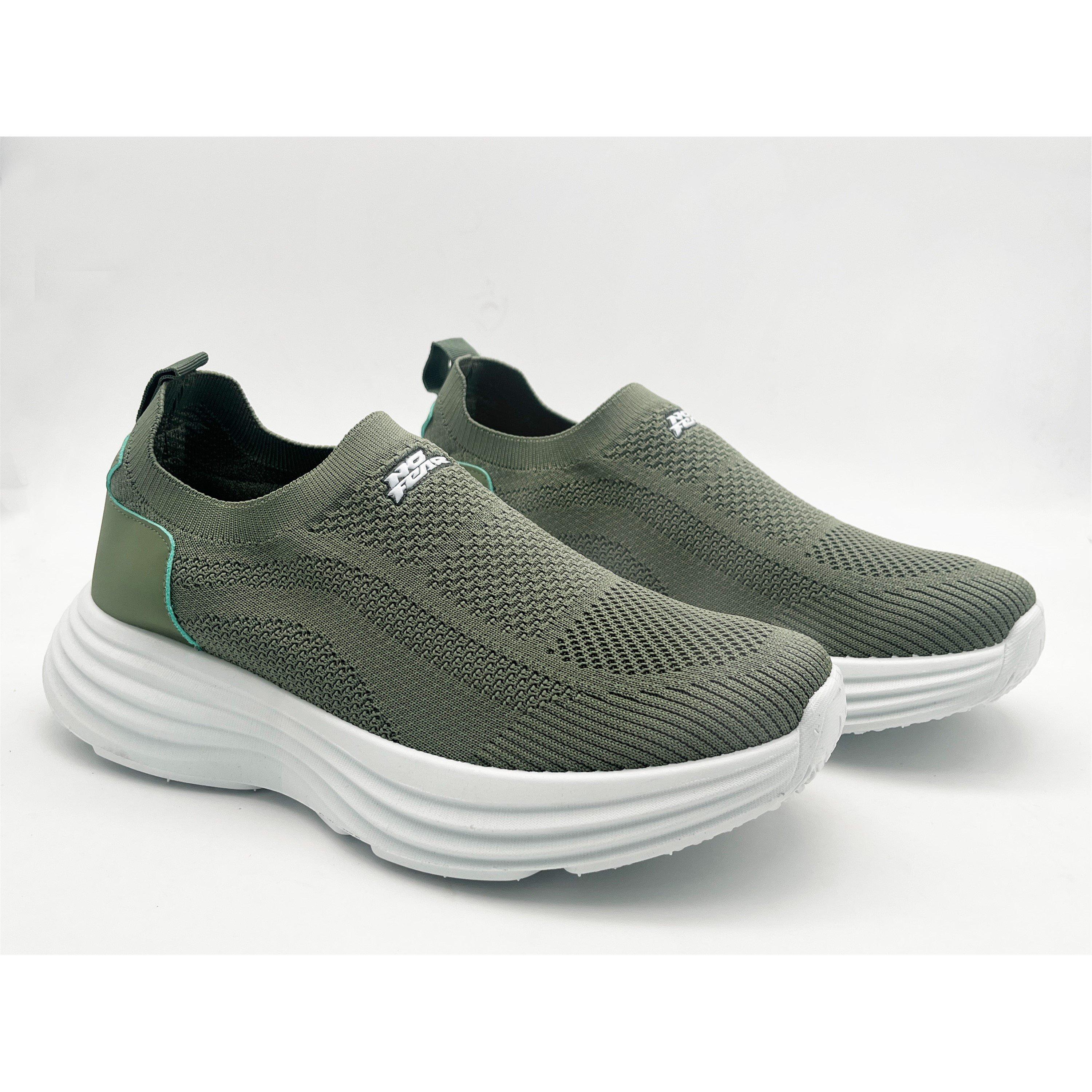Olive - No Fear - Men's Pivot Slip On Trainers - 3