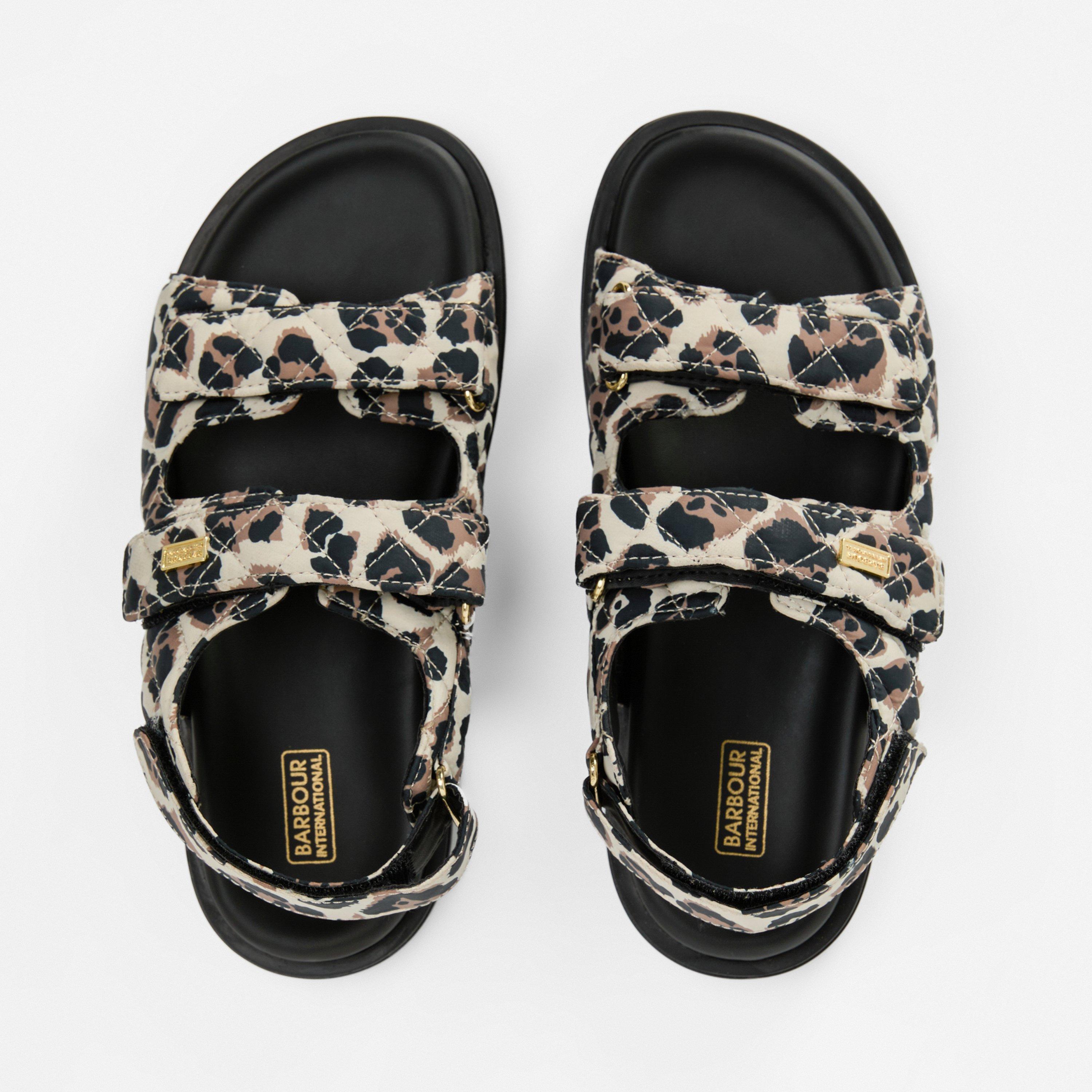 Beige Jaguar - Barbour International - Soules Sandals - 5
