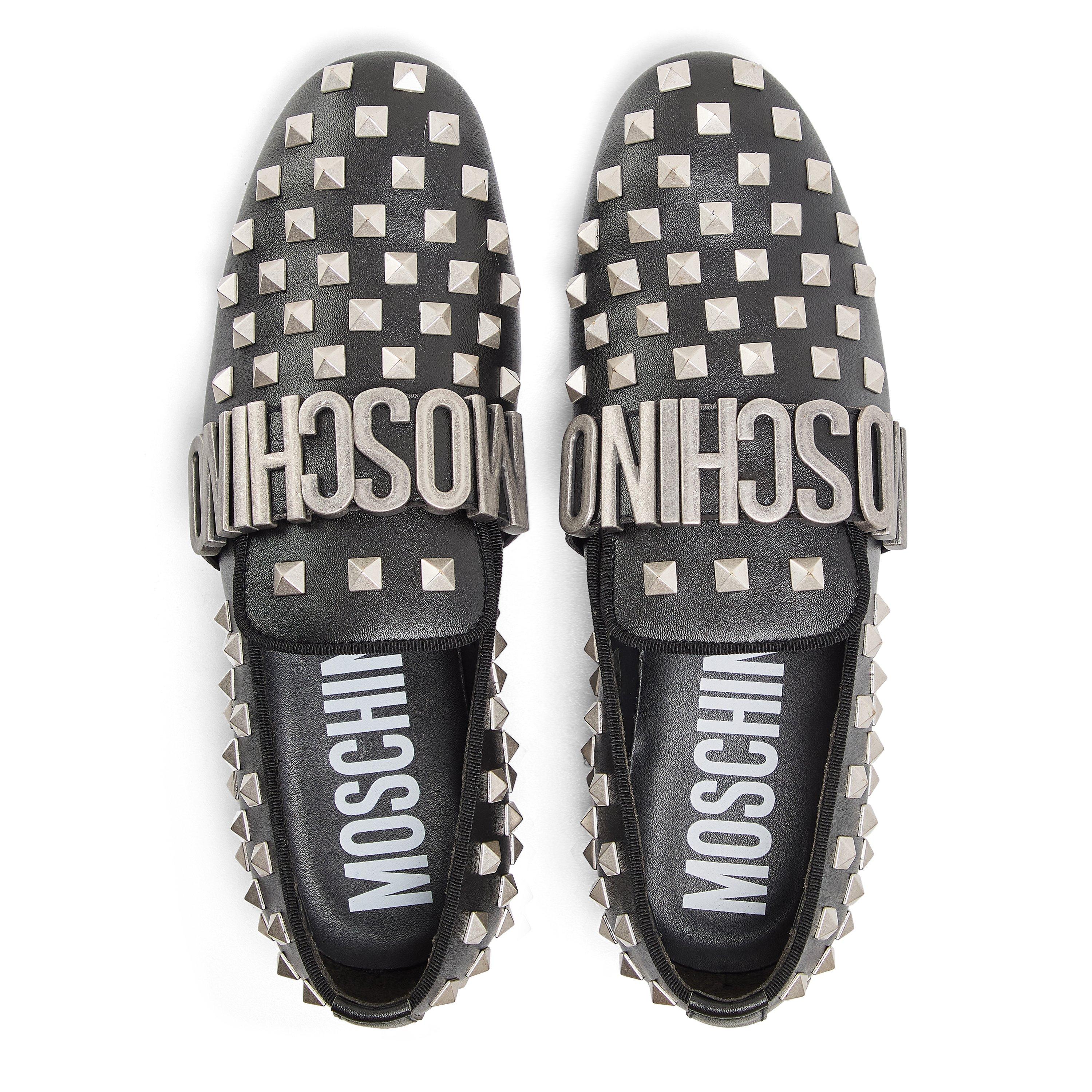 Black - Moschino - Moschino Stdded Lfrs Sn99 - 4