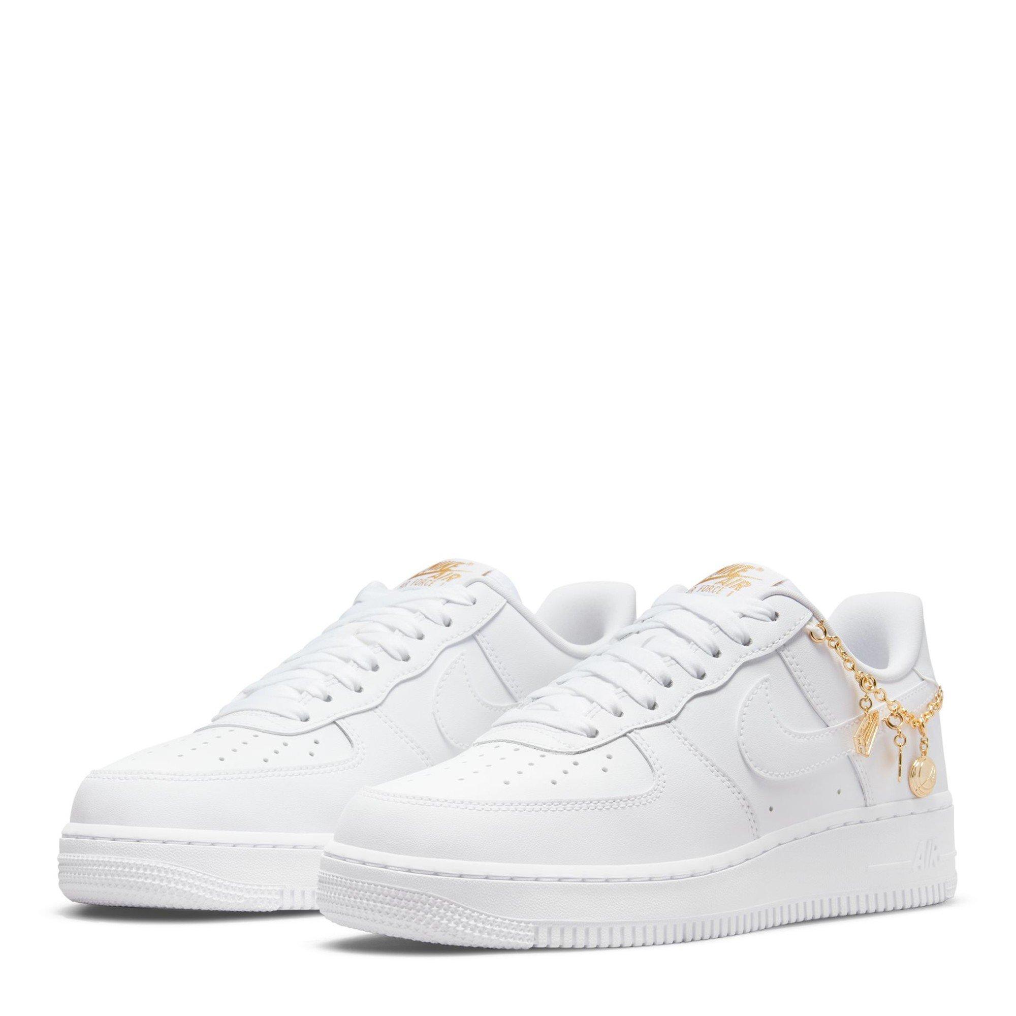 White/White-Mtl - Nike - Nike AF1 07 Gel Ld64 - 3