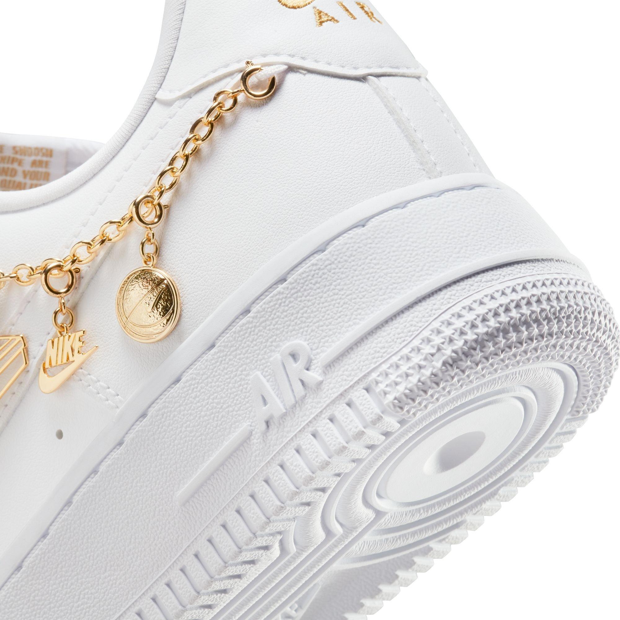 White/White-Mtl - Nike - Nike AF1 07 Gel Ld64 - 8